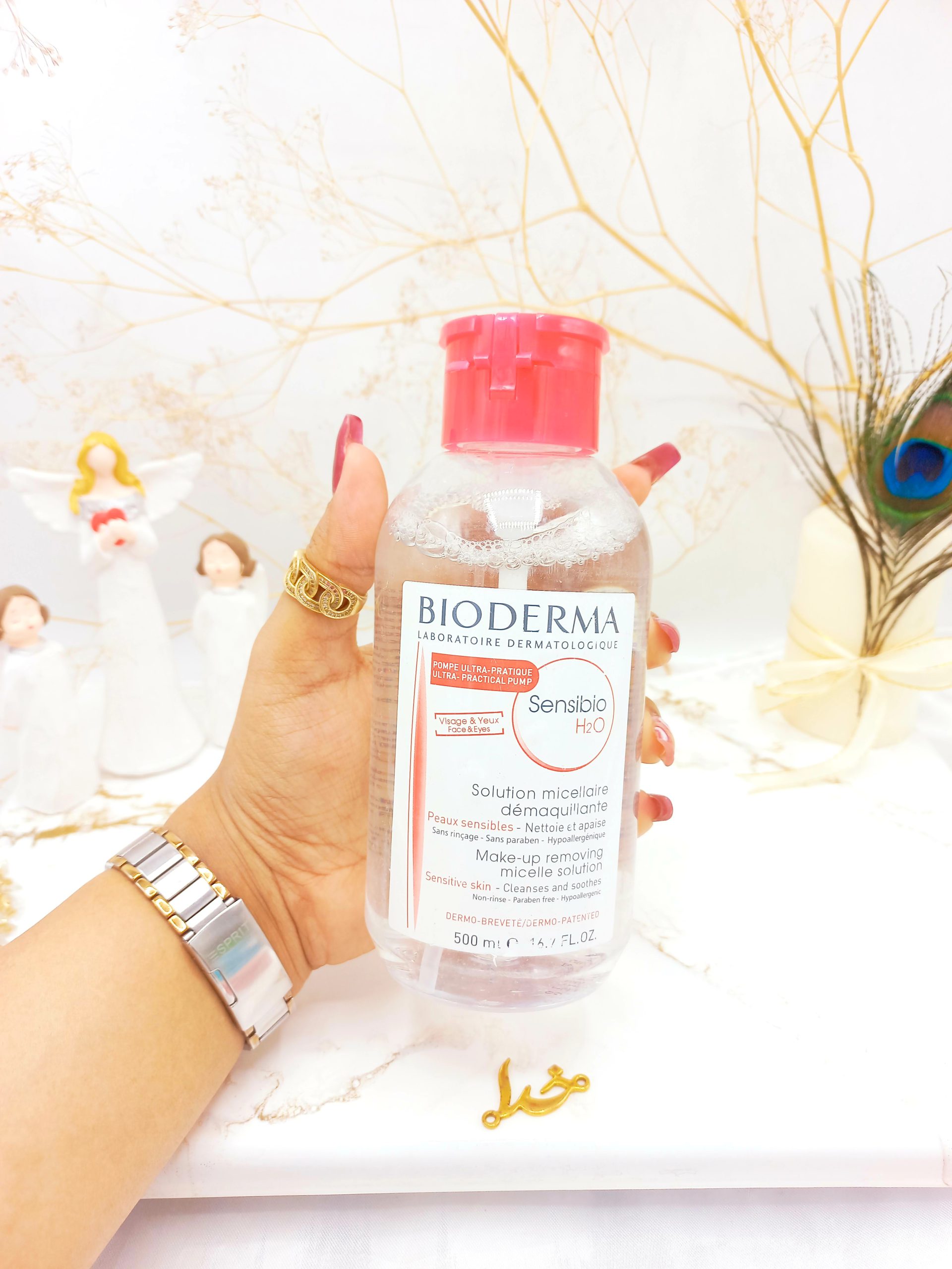 میسلار واتر Sensibio مناسب پوست نرمال تا خشک 500 میل بیودرما BIODERMA