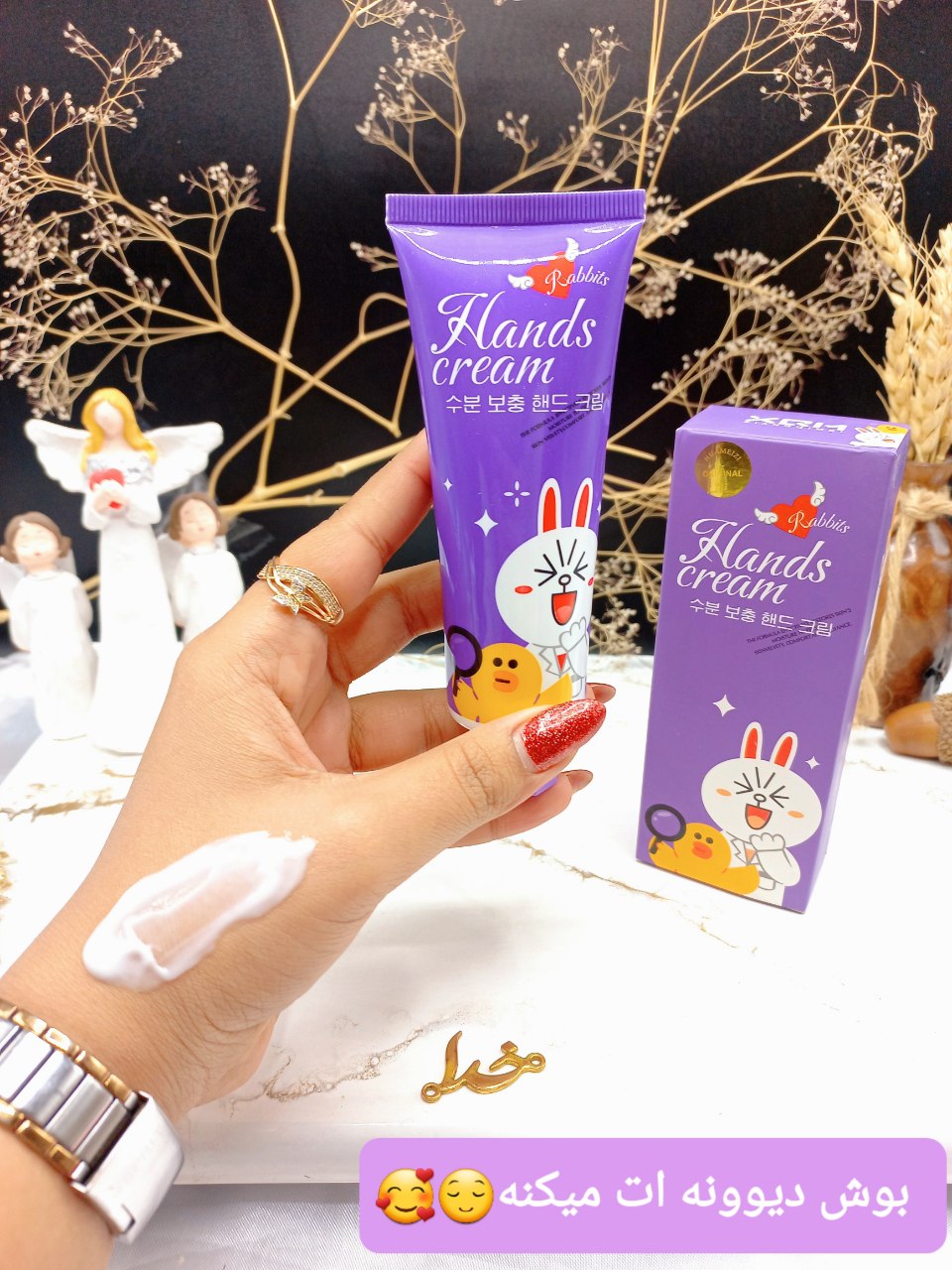 کرم آبرسان دست طرح خرگوش و اردک خوشبو میشا XQM کد X2012