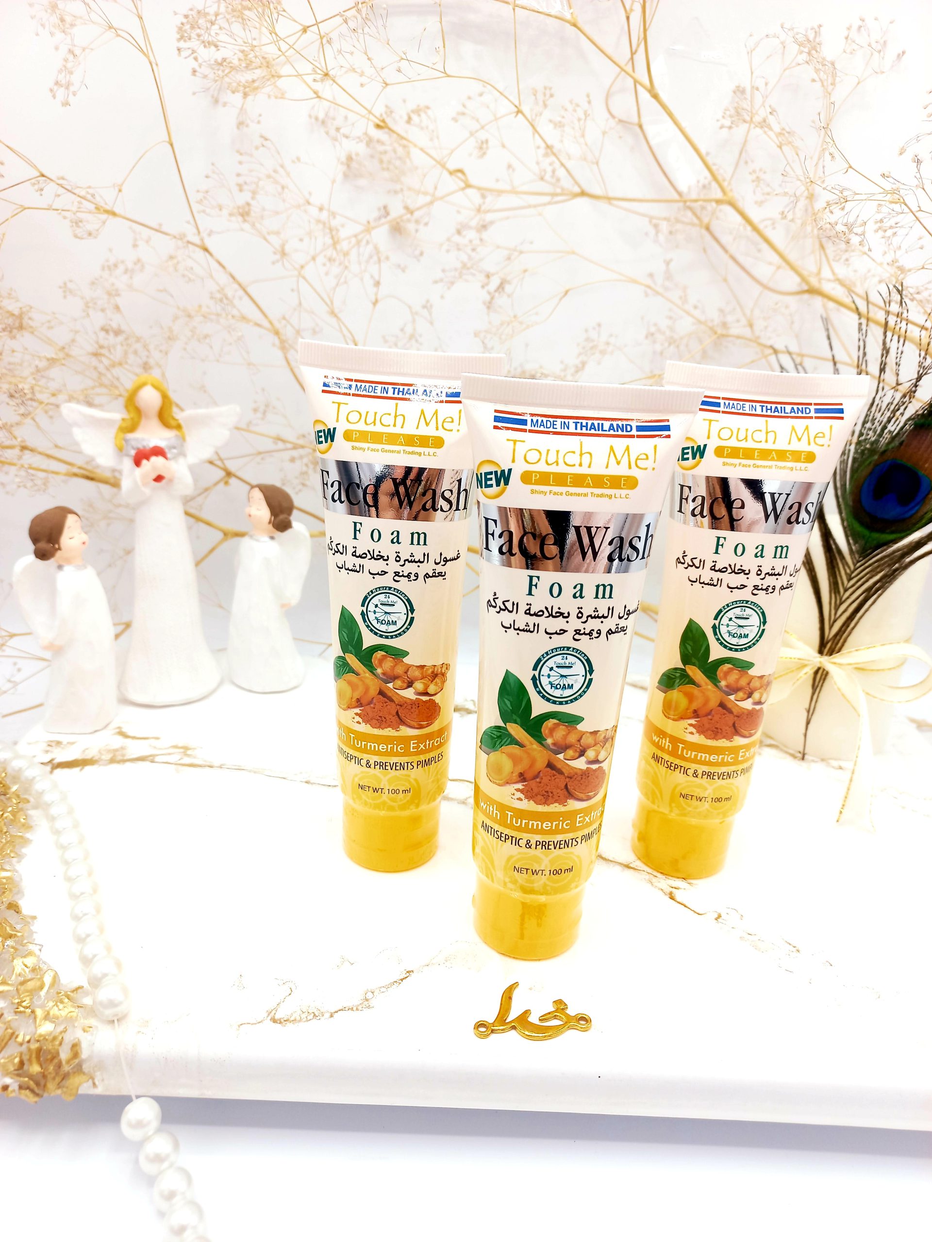 شیر پاک کن شستشوی صورت حاوی زردچوبه  تاچ می Touch Me کد 0308