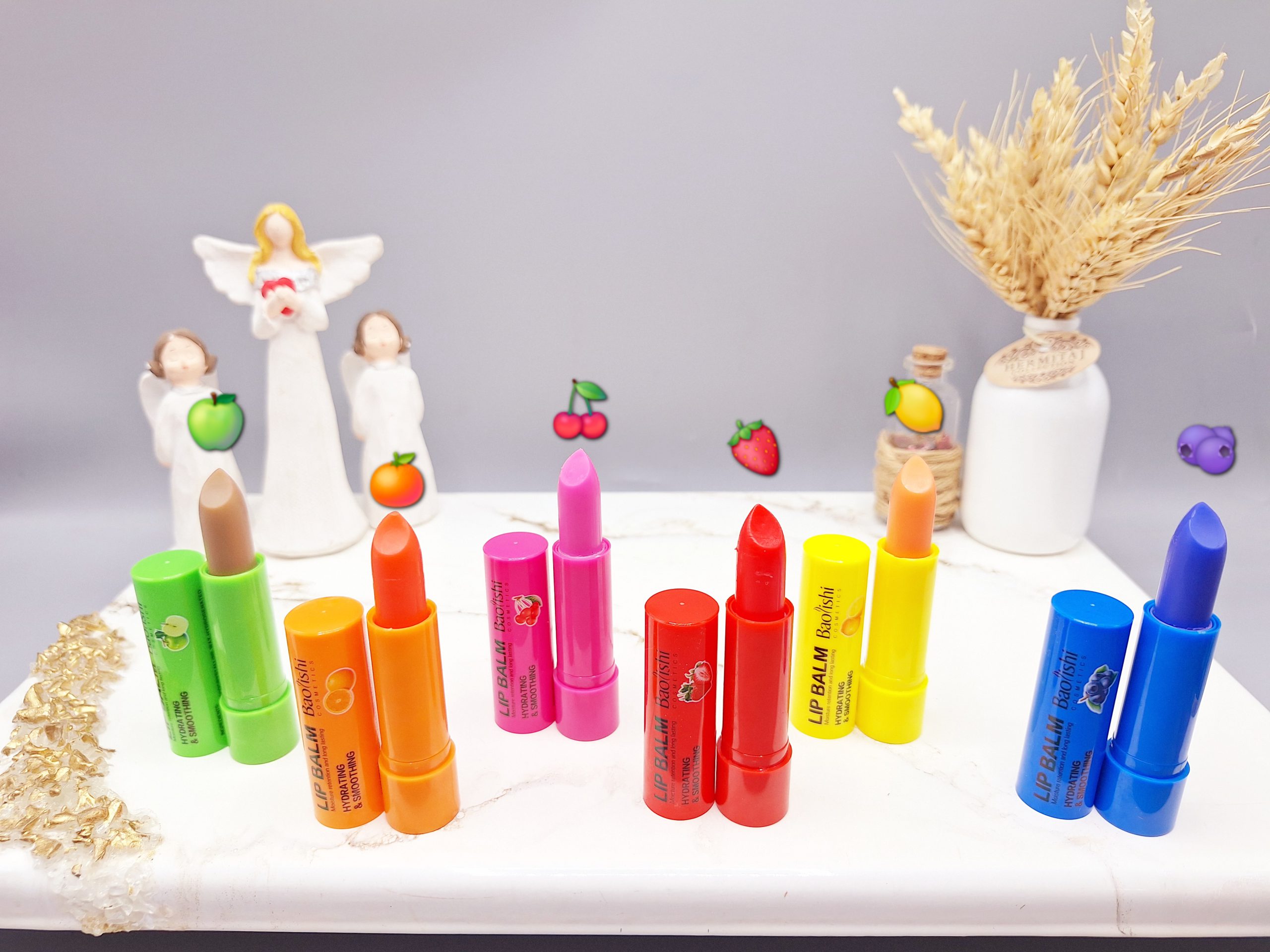 بالم لب رنگارنگ با کیفیت و خوش بو Baolishi کد 4010