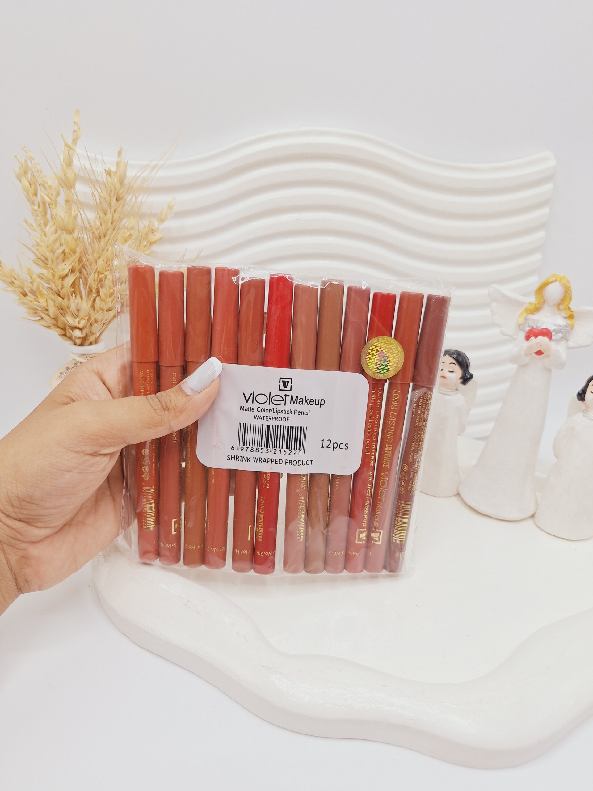 پک رژ مدادی 12 تایی برند ویولت اورجینال کد 5220