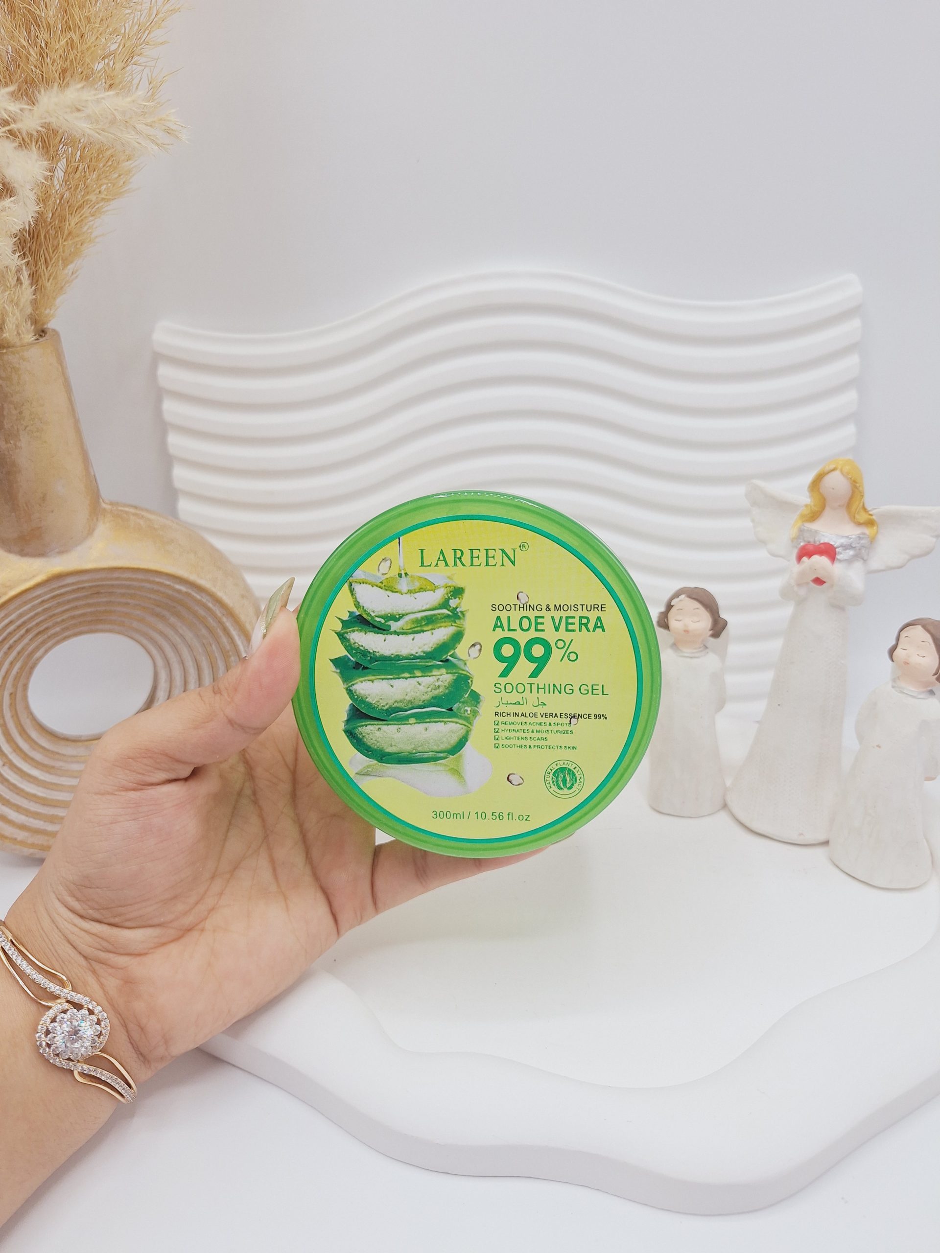 ژل آبرسان کاسه ای %99 آلوئه ورا لارن LAREEN کد F-017