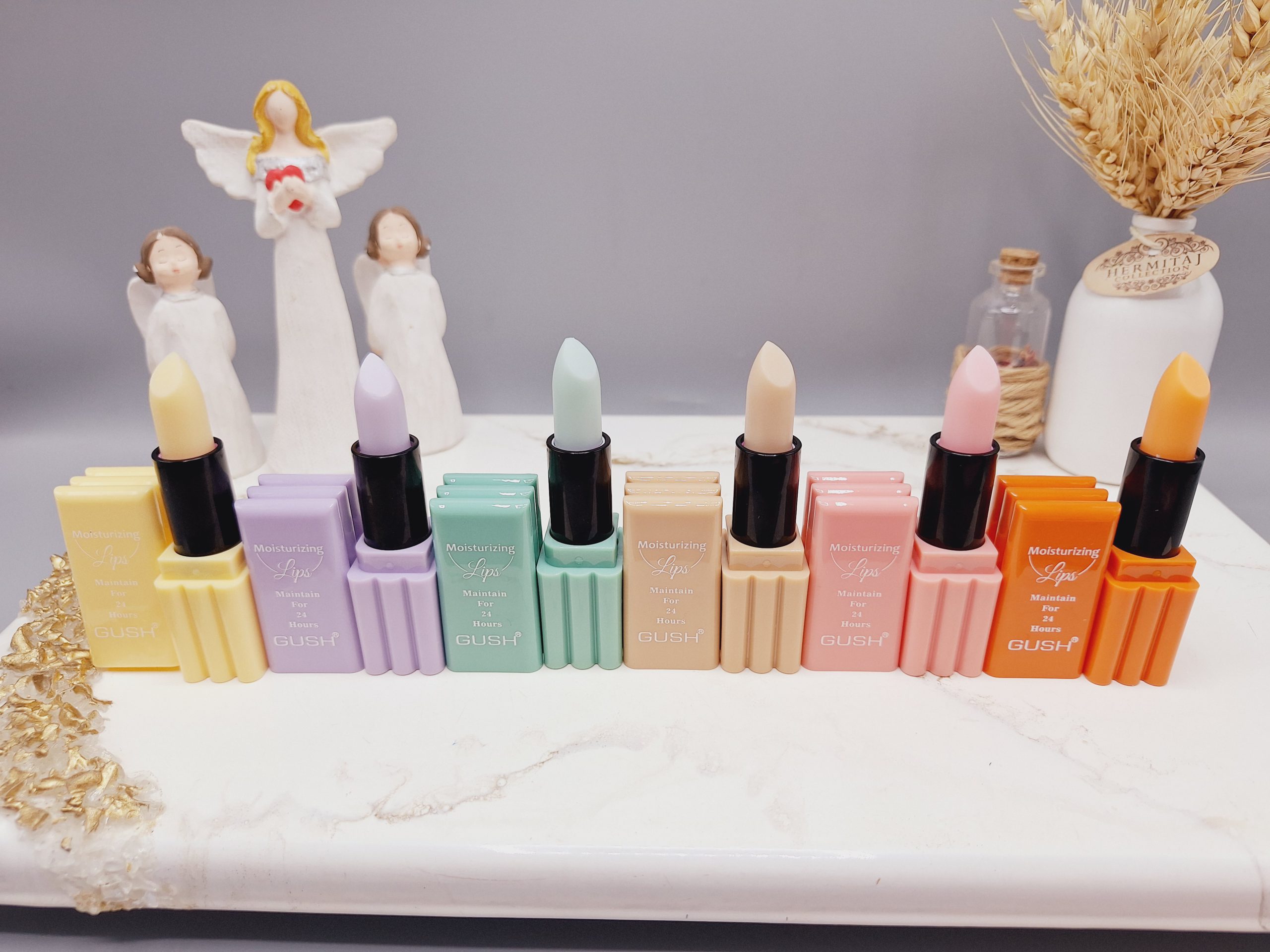 بالم لب رنگی برند گاش طرح شکلاتی کد 239