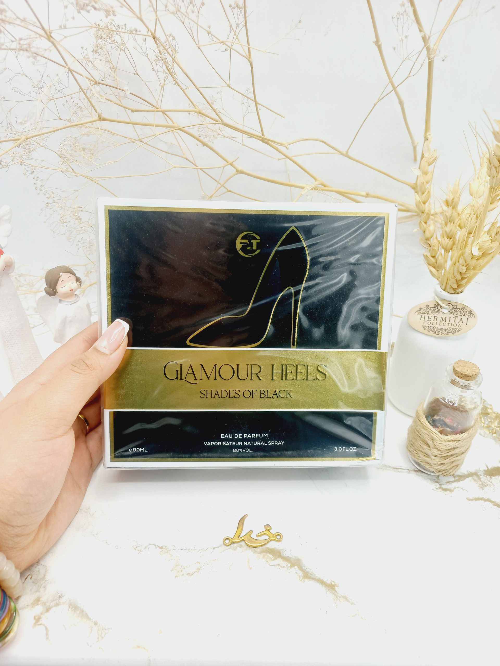 ادکلن زنانه خوشبو کفش مشکی GIAMOUR HEELS  90ml کد 30019
