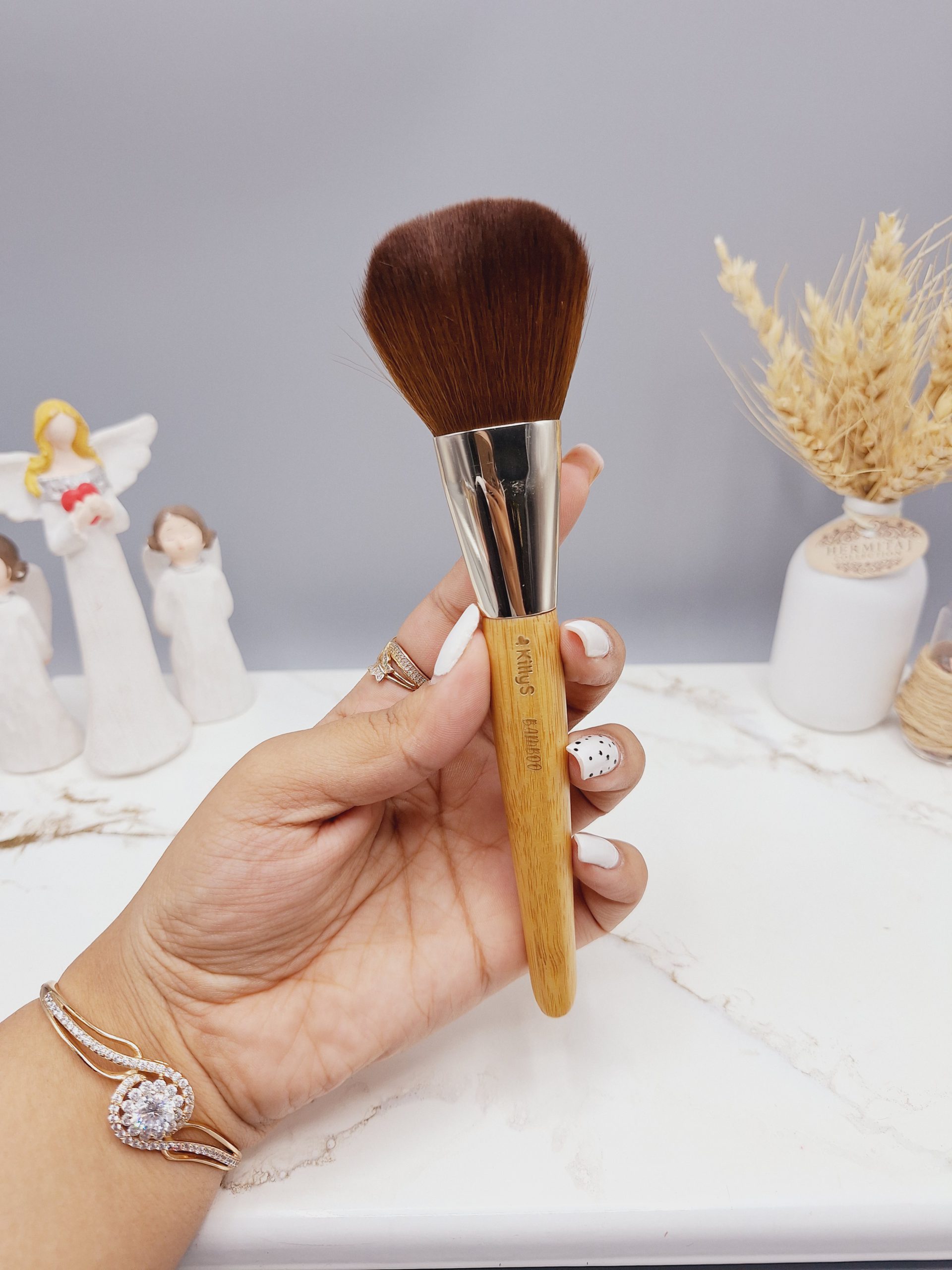 براش میکاپ برند ER met دسته چوبی