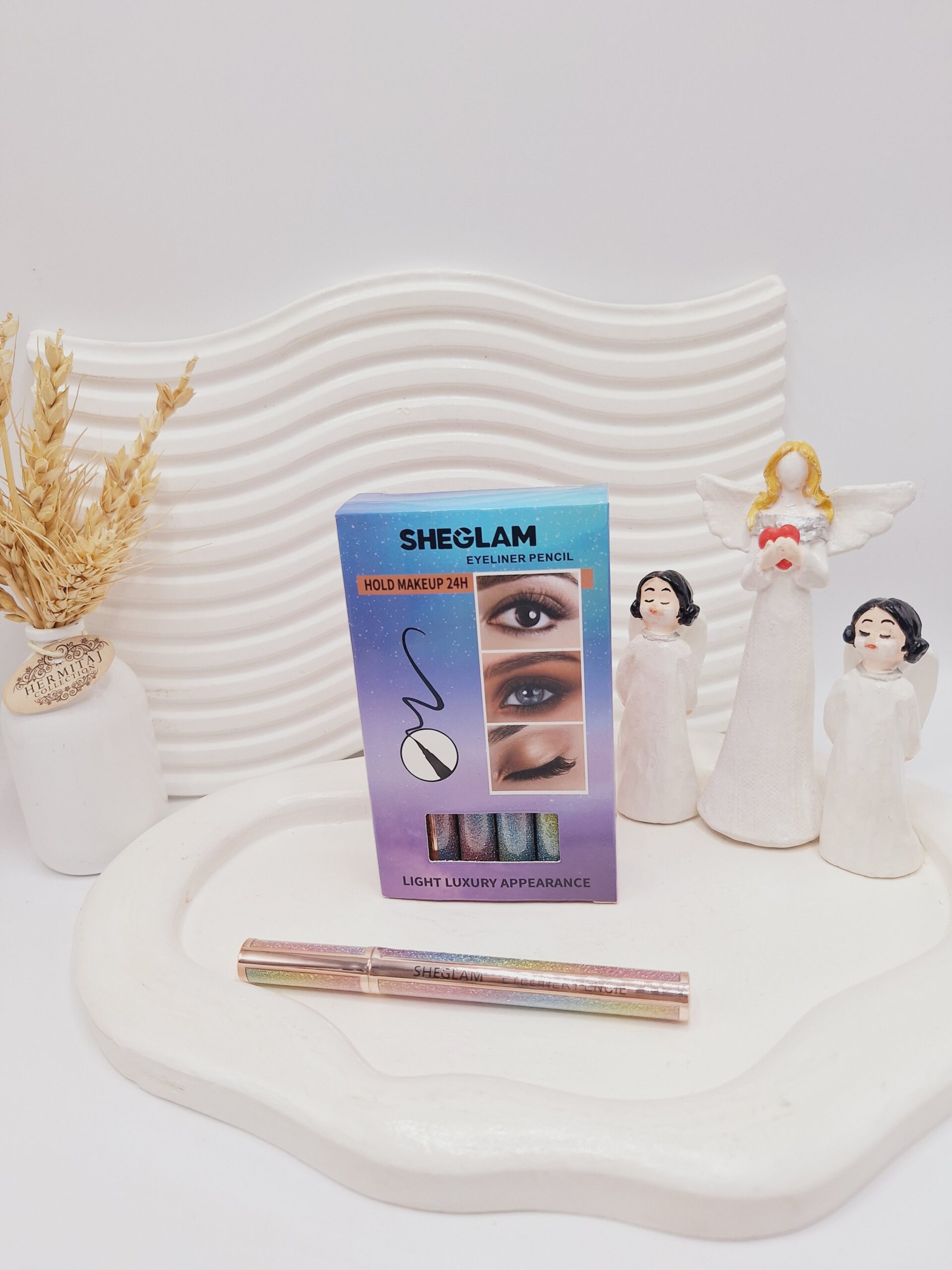 خط چشم مشکی ماژیکی گلیتری برند شیگلم SHEGLAM کد 7076