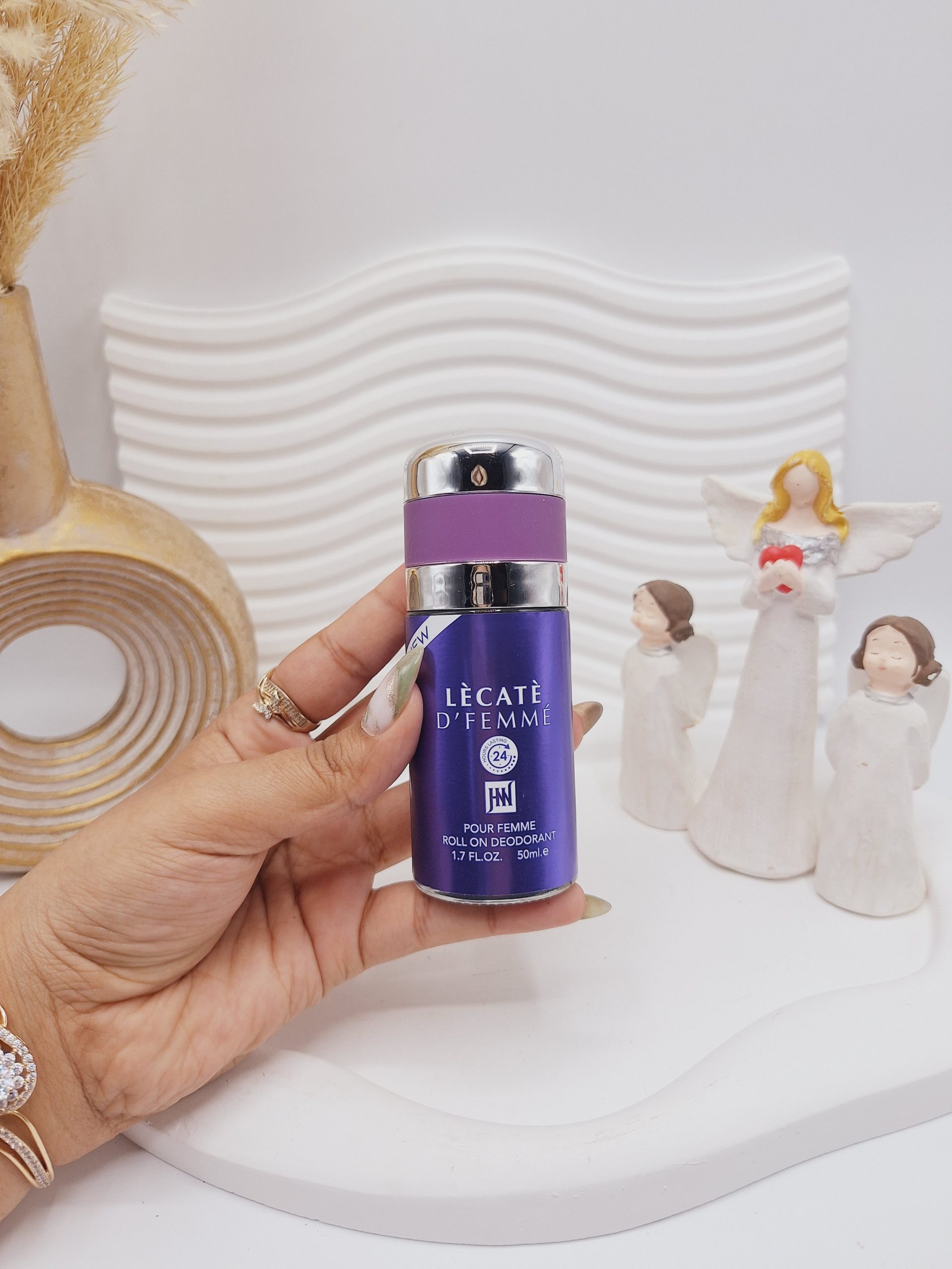 مام رولی 24 ساعته 50ml برند LÈCATÈ D'FEMMÉ کد 2427