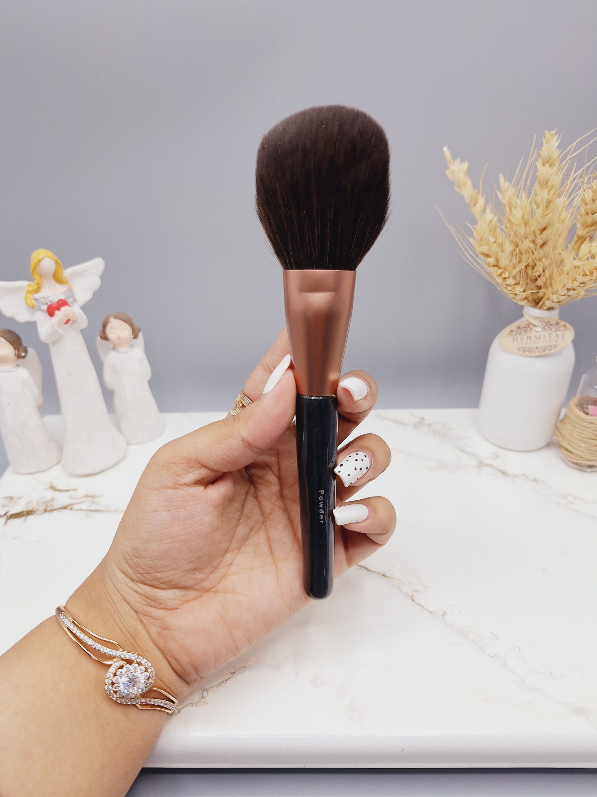 براش میکاپ برند BEAUTY  دسته مشکی مدل Powder