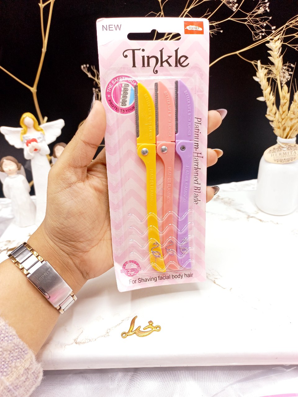 تیغ ابرو فلامینگو 3 عددی Tinkle