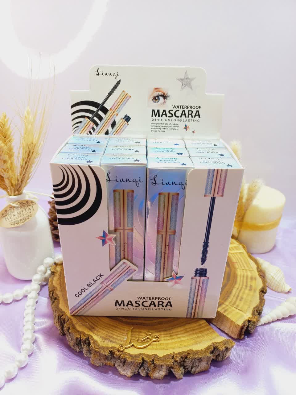 ریمل ضد آب 24 ساعته طرح گلیتری ماسکارا MASCARA کد L605
