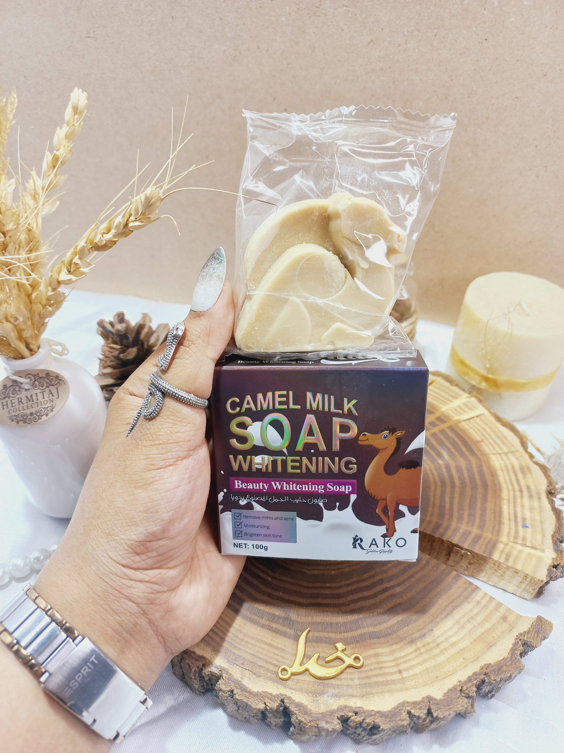 صابون سفید کننده عمیق شیر شتر راکو RAKO اصلی کد RK952