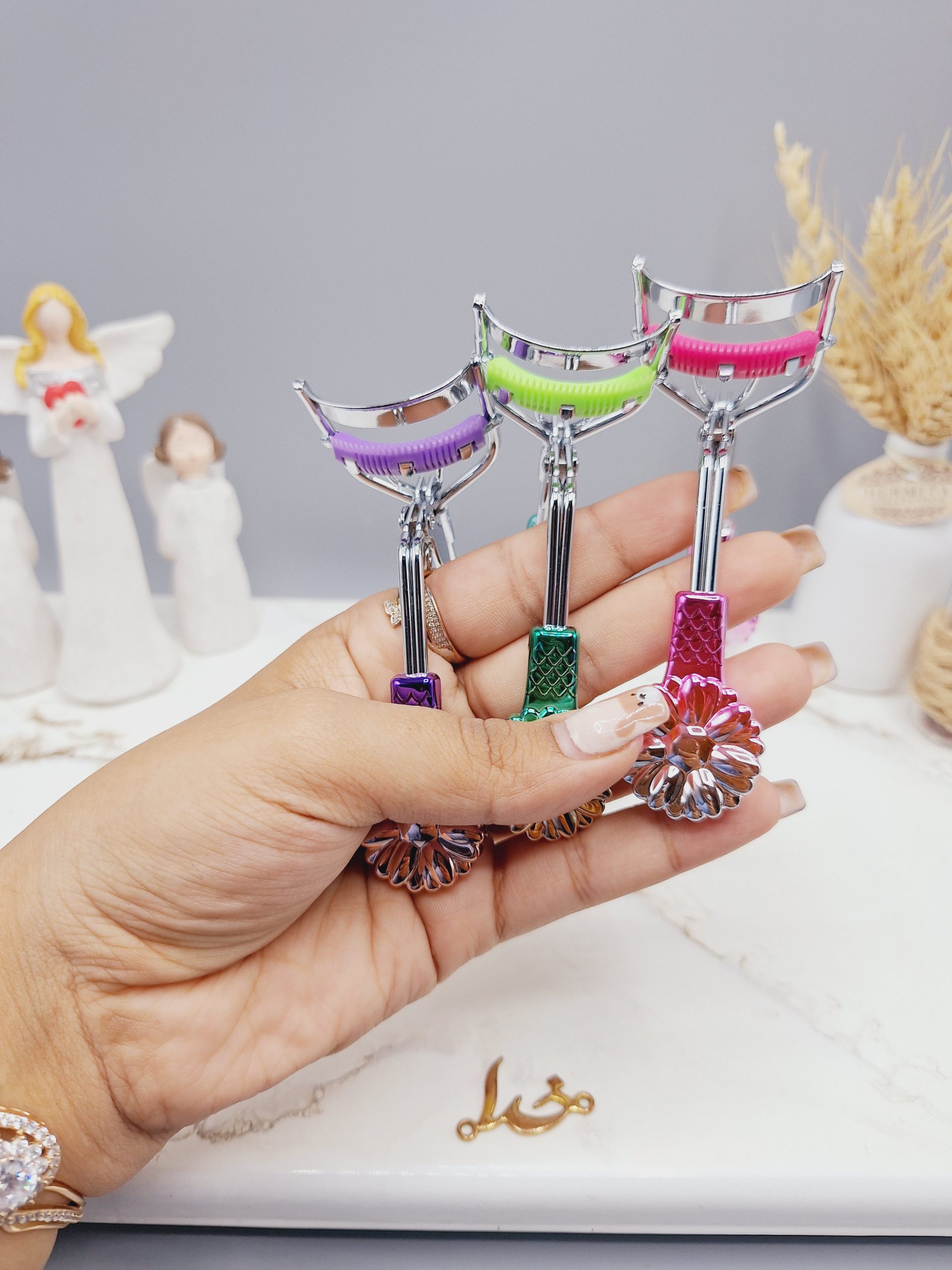 فرمژه طرح گل شانه دار