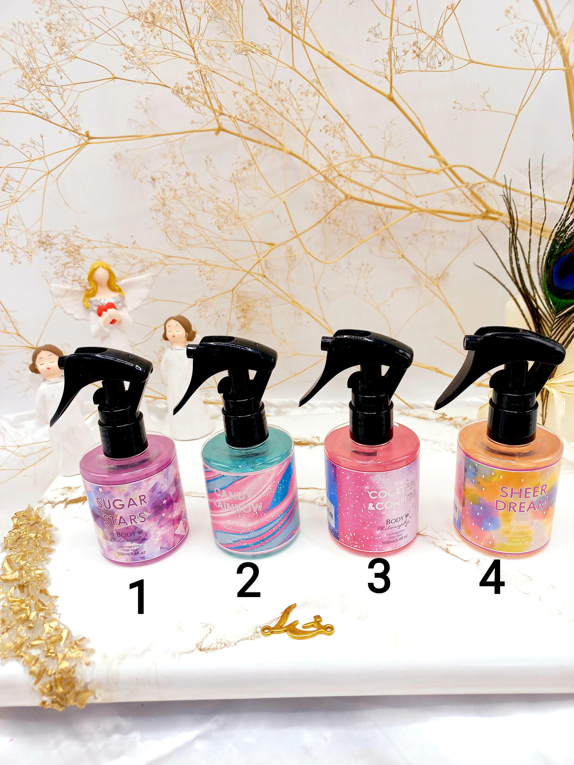 عطر مو خوشبو خنک و میوه ای SUGAR STARS کد BOO42 CR