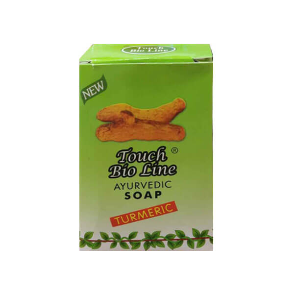 صابون لایه بردار و روشن کننده پوست زردچوبه bio line | پخش عمده