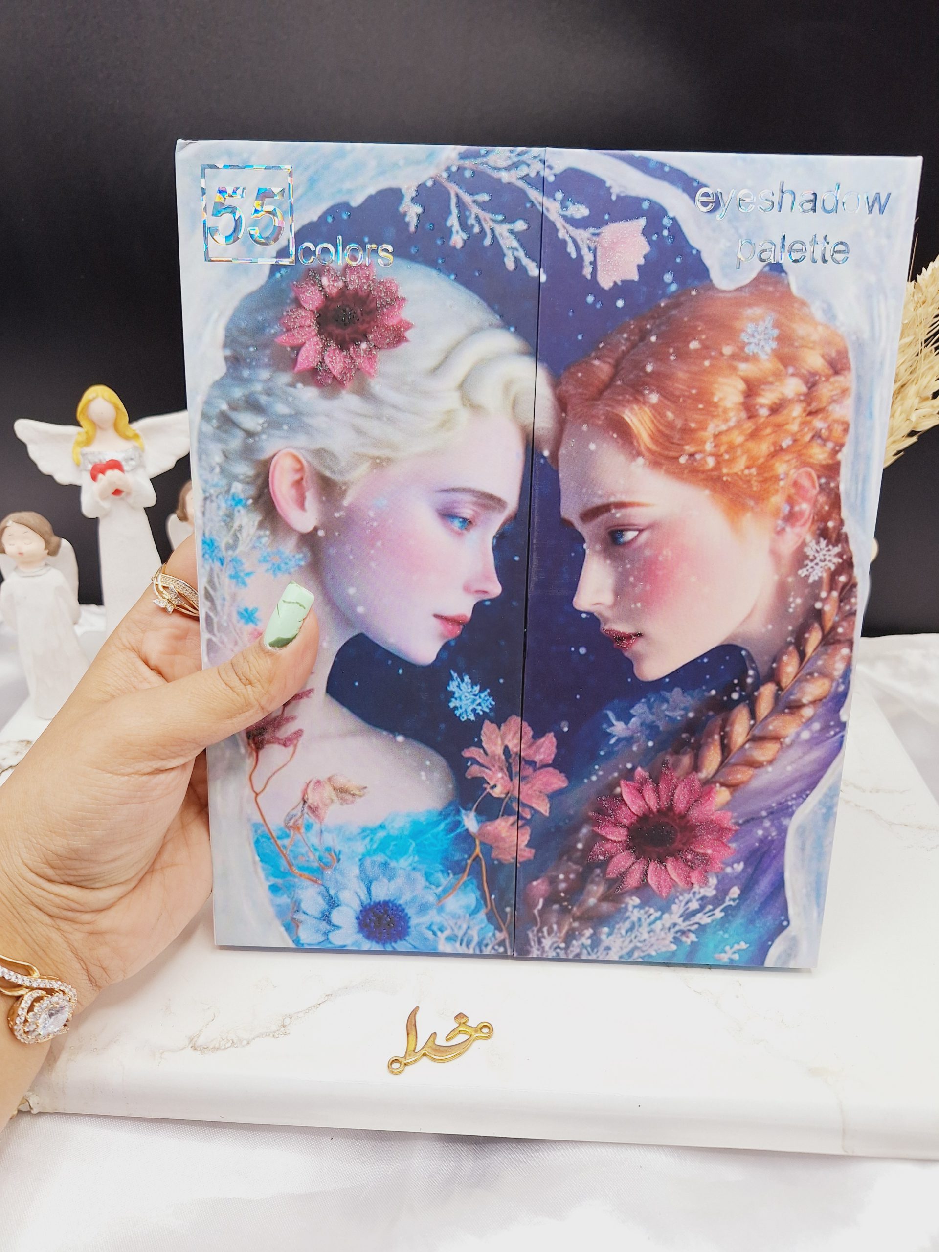 پالت سایه کتابی ۵۵ رنگ فروزن کد TZY_0013