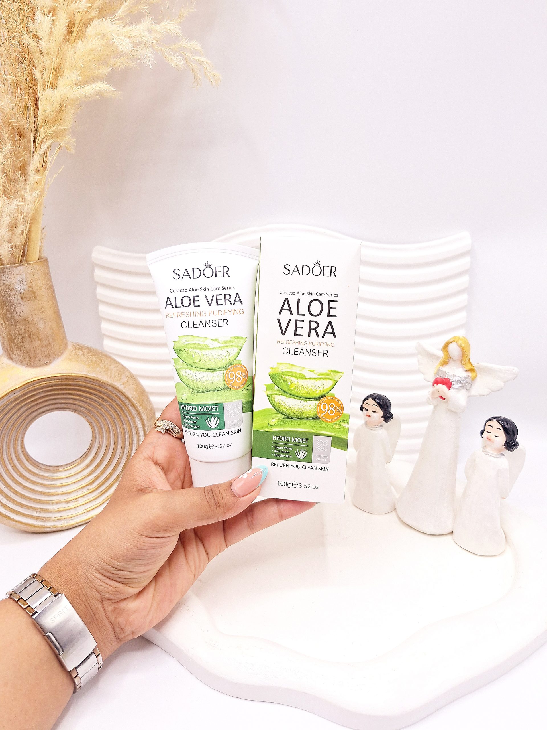 فوم آلوئه ورا 98% برند sador کد 39972