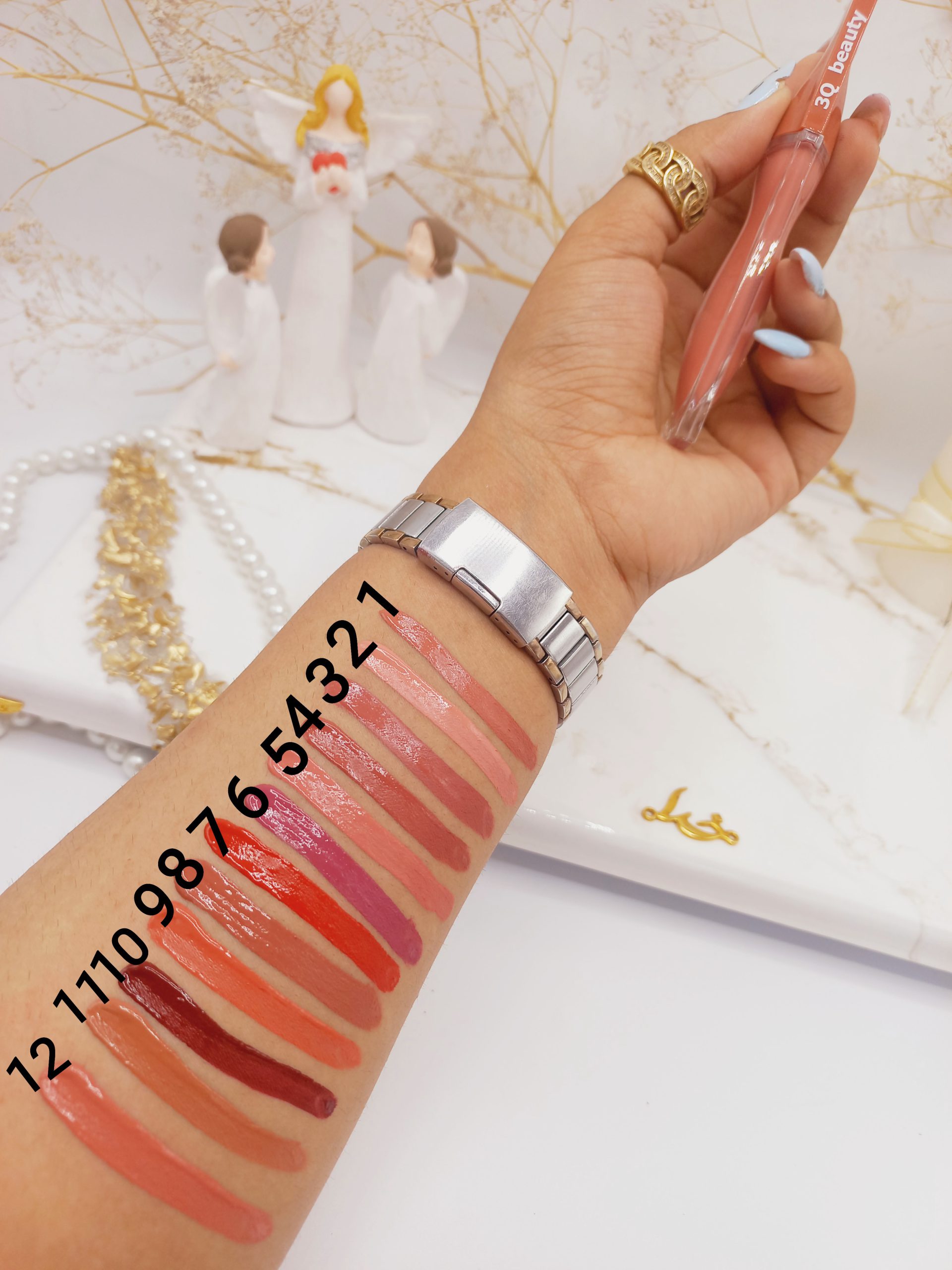 رژ لب مایع بی نظیر مات 3Q Beauty کد LP89838