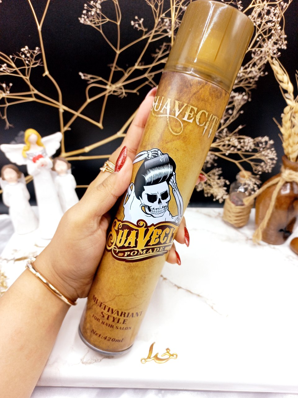 اسپری حالت دهنده سالنی فوق قوی 420 میل سایز بزرگ طرح دو