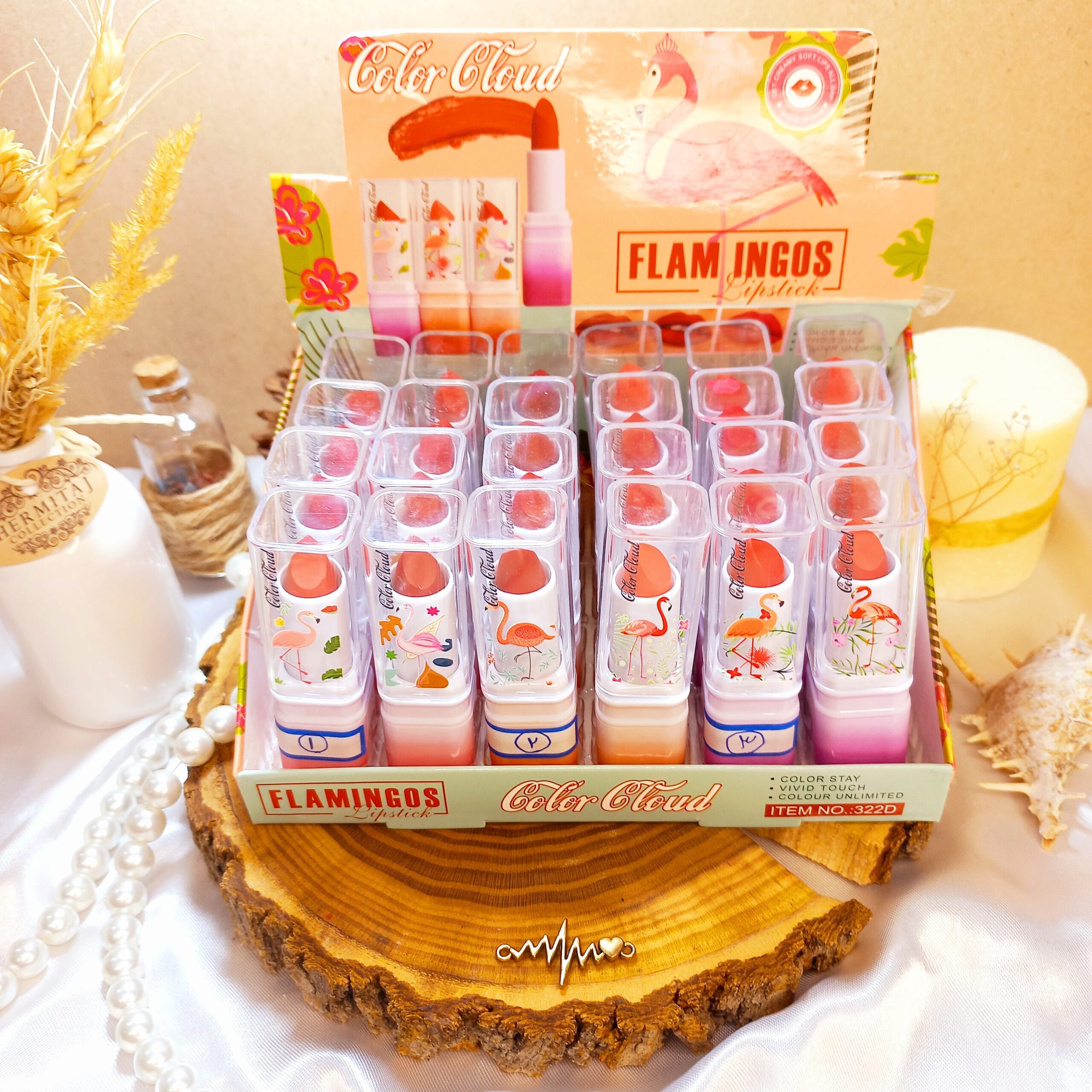 رژ لب جامد طرح فلامینگو FLAMINGOS