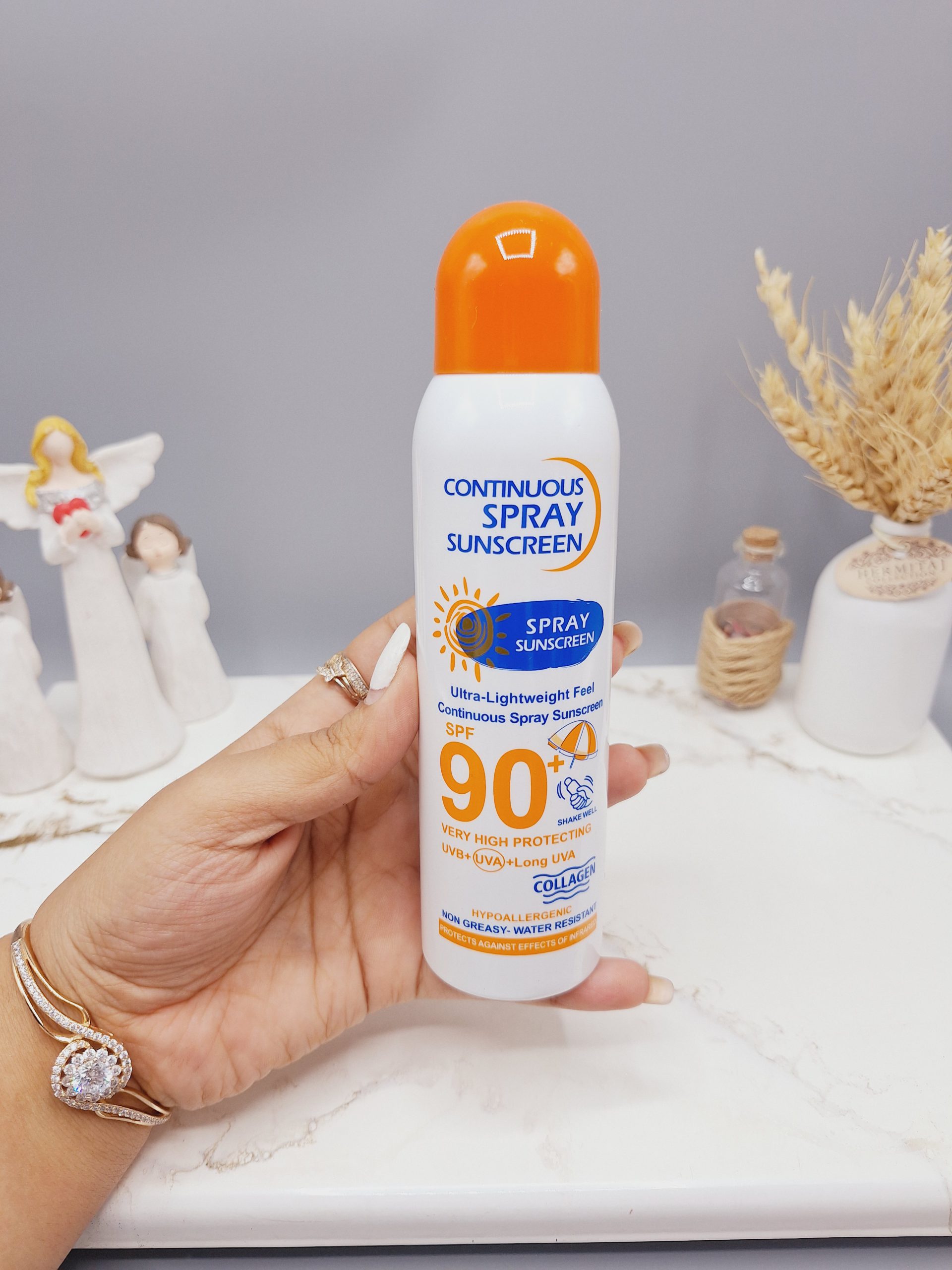 اسپری ضدآفتاب spf 90 برند وکالی WOKALI کد 7965