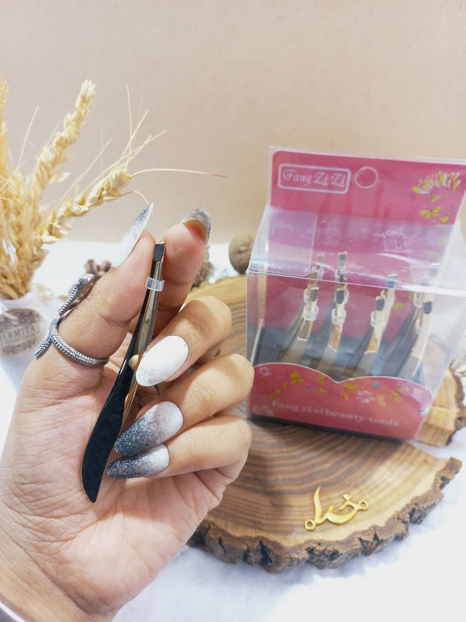 موچین استیل انبری مدل انحنا دار FANG ZI ZI