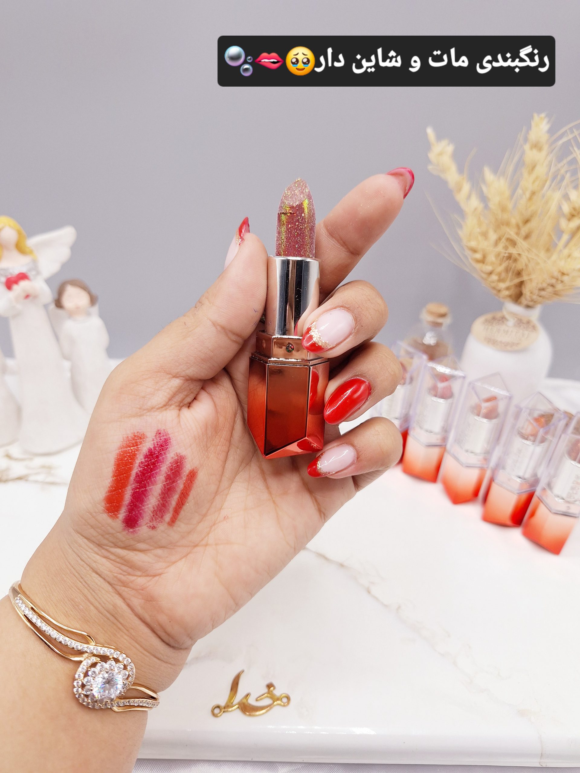 پک رژ لب جامد 8 عددی برند میس بتی Miss Betty کد K1141