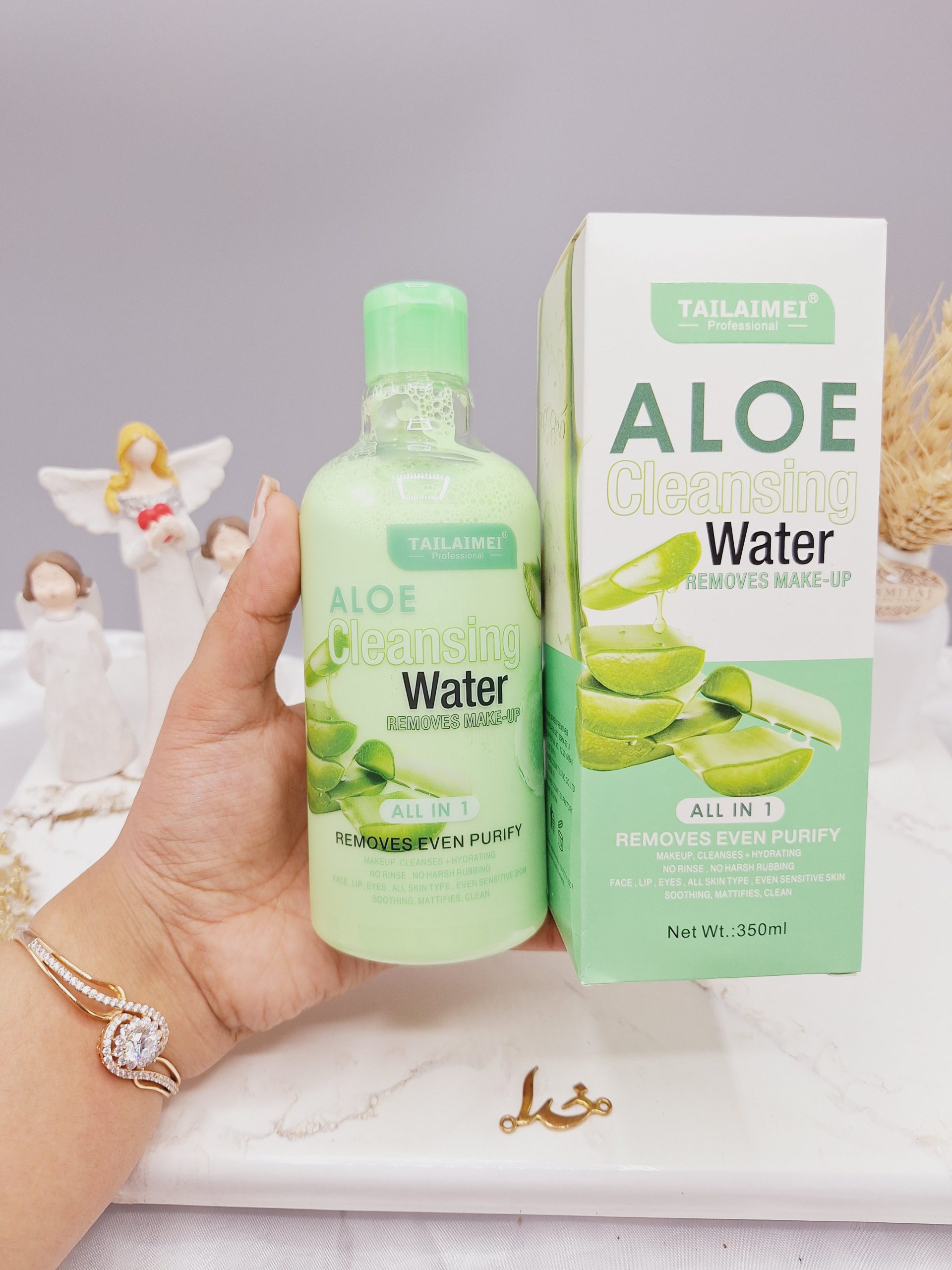 محلول آرایش پاک کن دو فاز آلوئه ورا تایلامی TAILAIMEI کد R013
