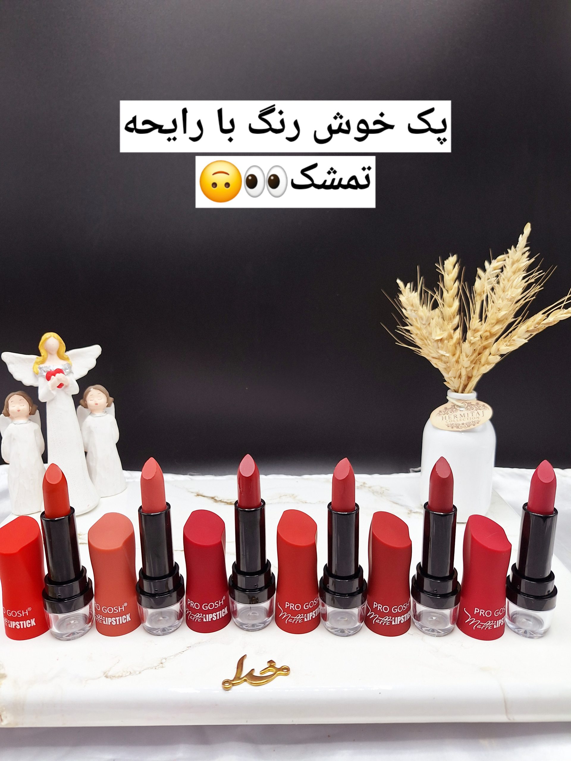 پک رژ لب جامد 6 عددی برند پرو گاش PRO GOSH کد 799