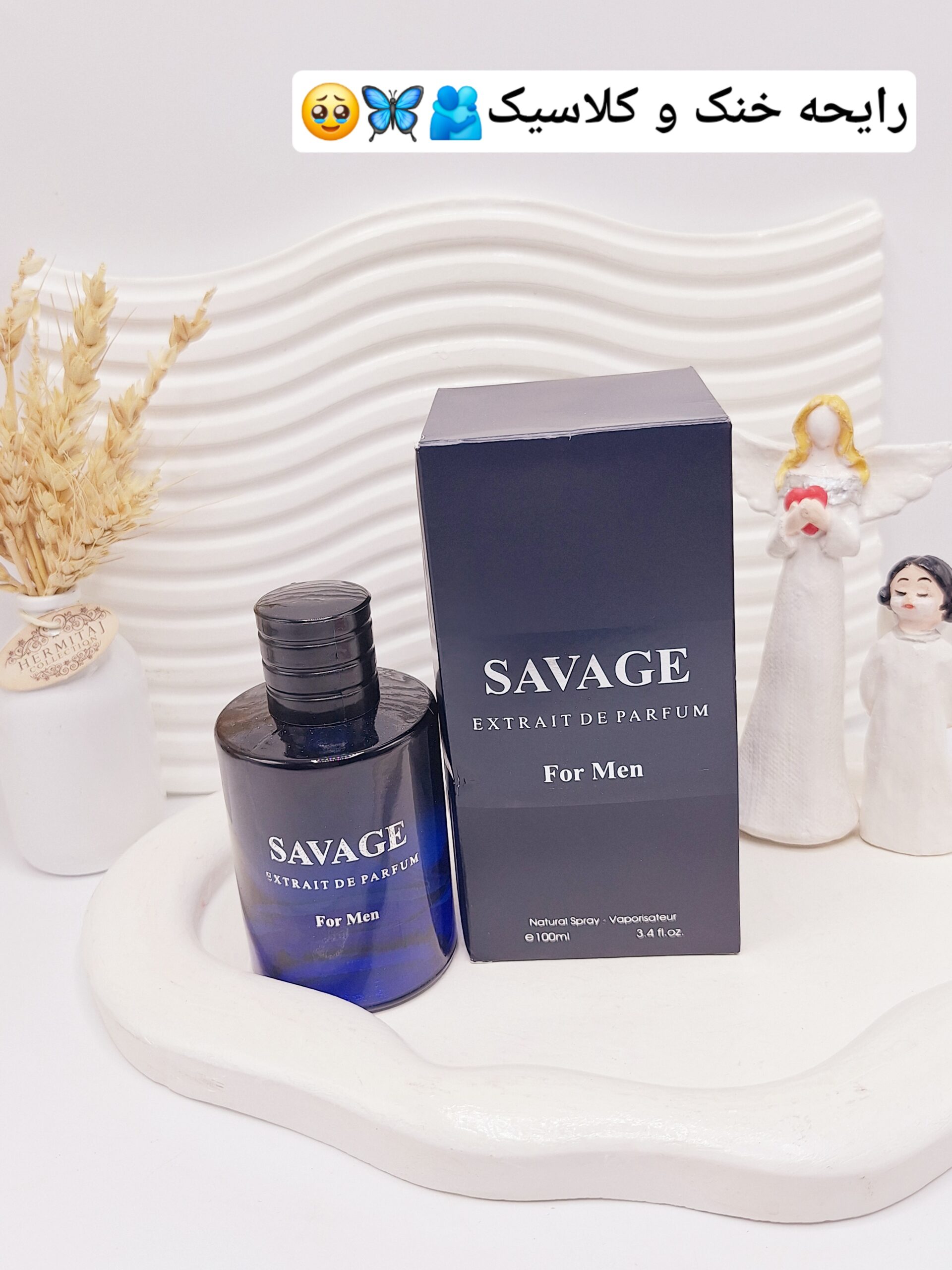 ادکلن مردانه SAVAGE حجم 100 میل ساخت امارات کد 8597