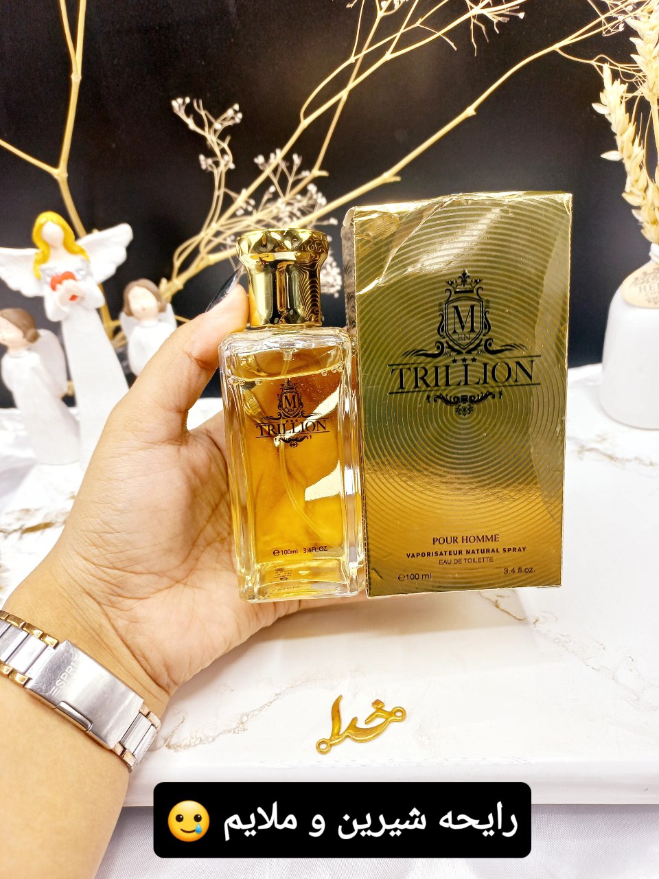 ادکلن مردانه TRILLION حجم 100ML  کد 8224