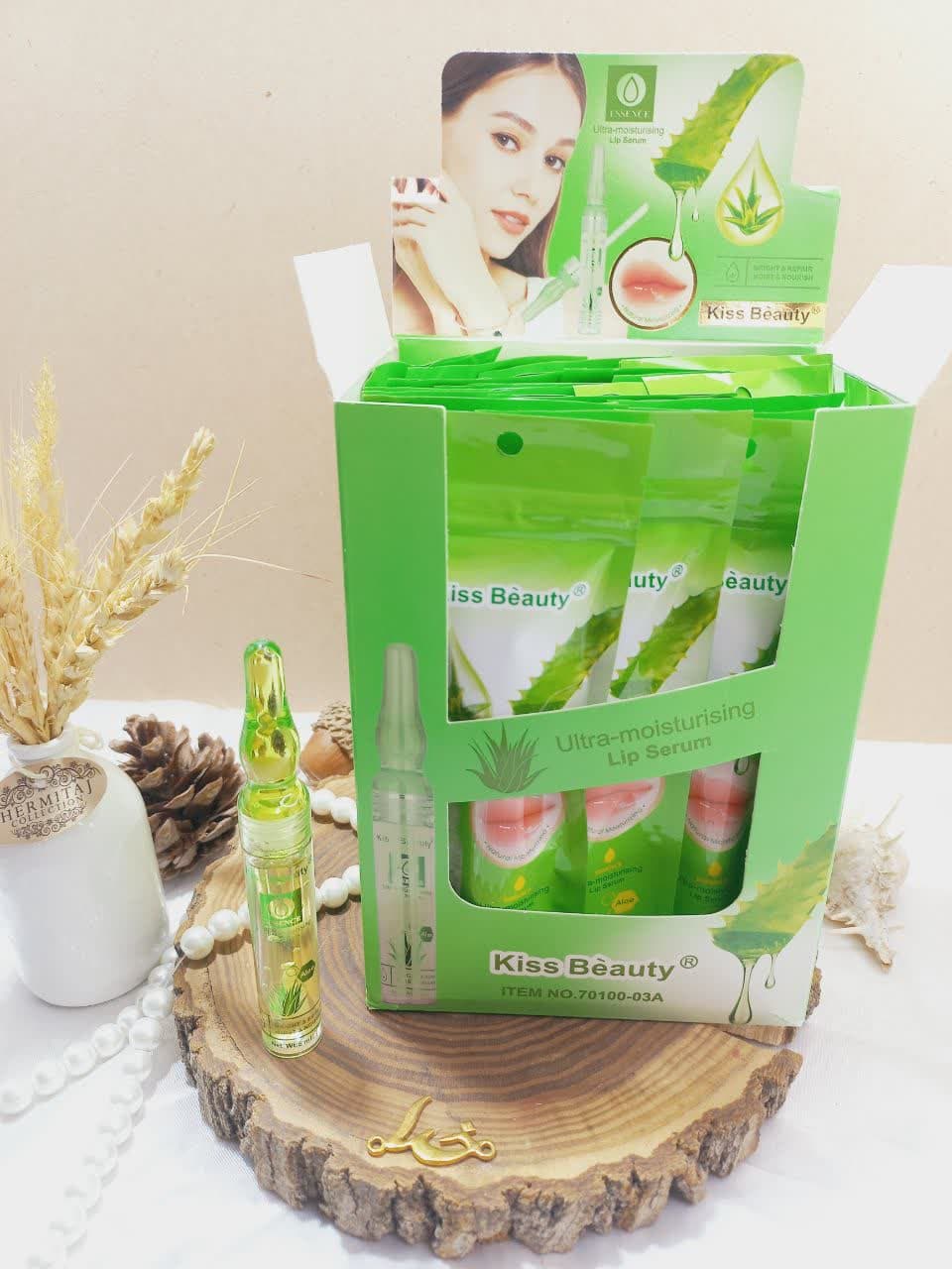 حجم دهنده لب آلوئه ورا کیس بیوتی KISS BEAUTY روکش دار کد 70100