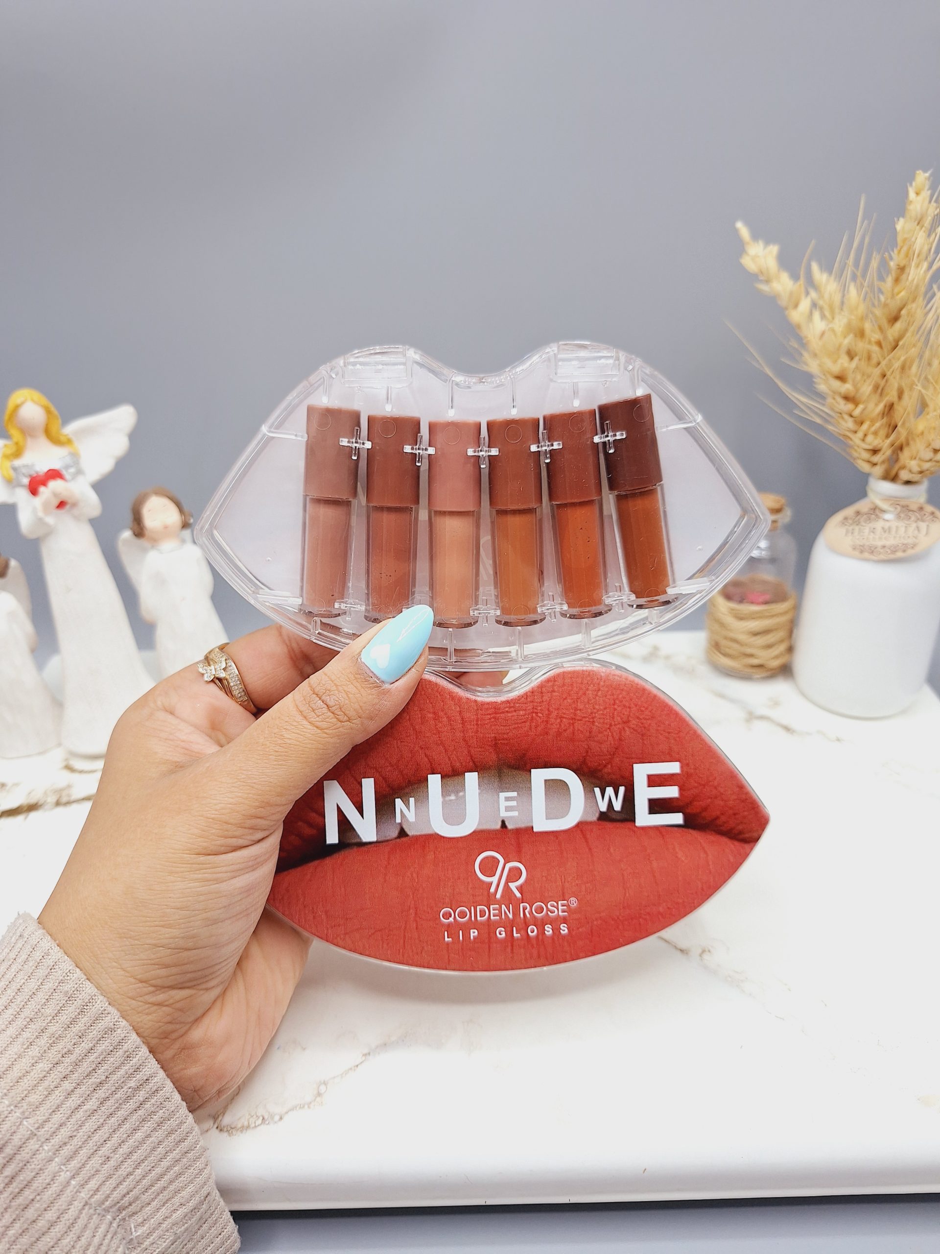 پک رژلب مایع نود طرح لب كويدن رز کد 5882