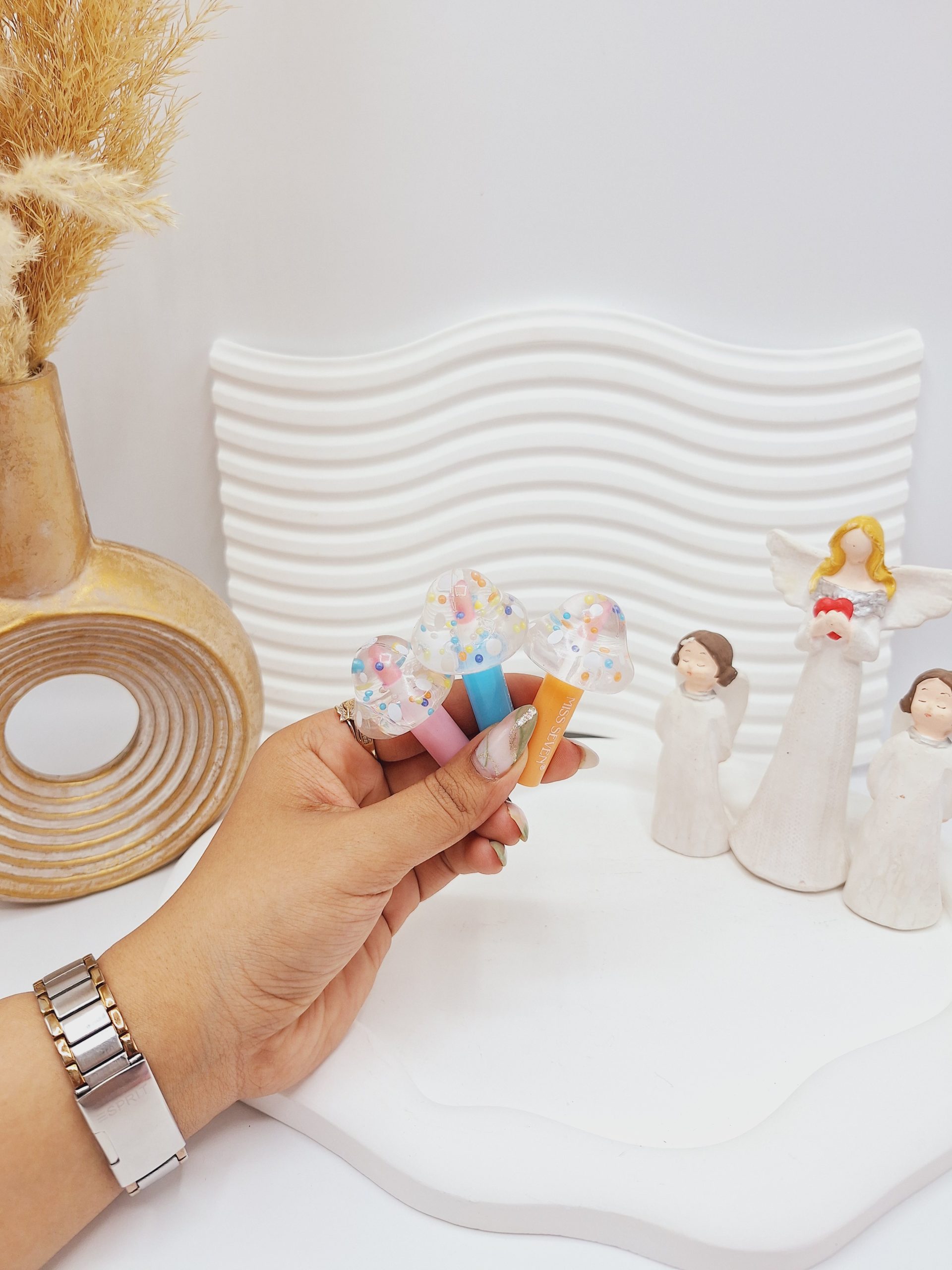 لیپ گلاس اسمارتیزی طرح قارچی کد P02