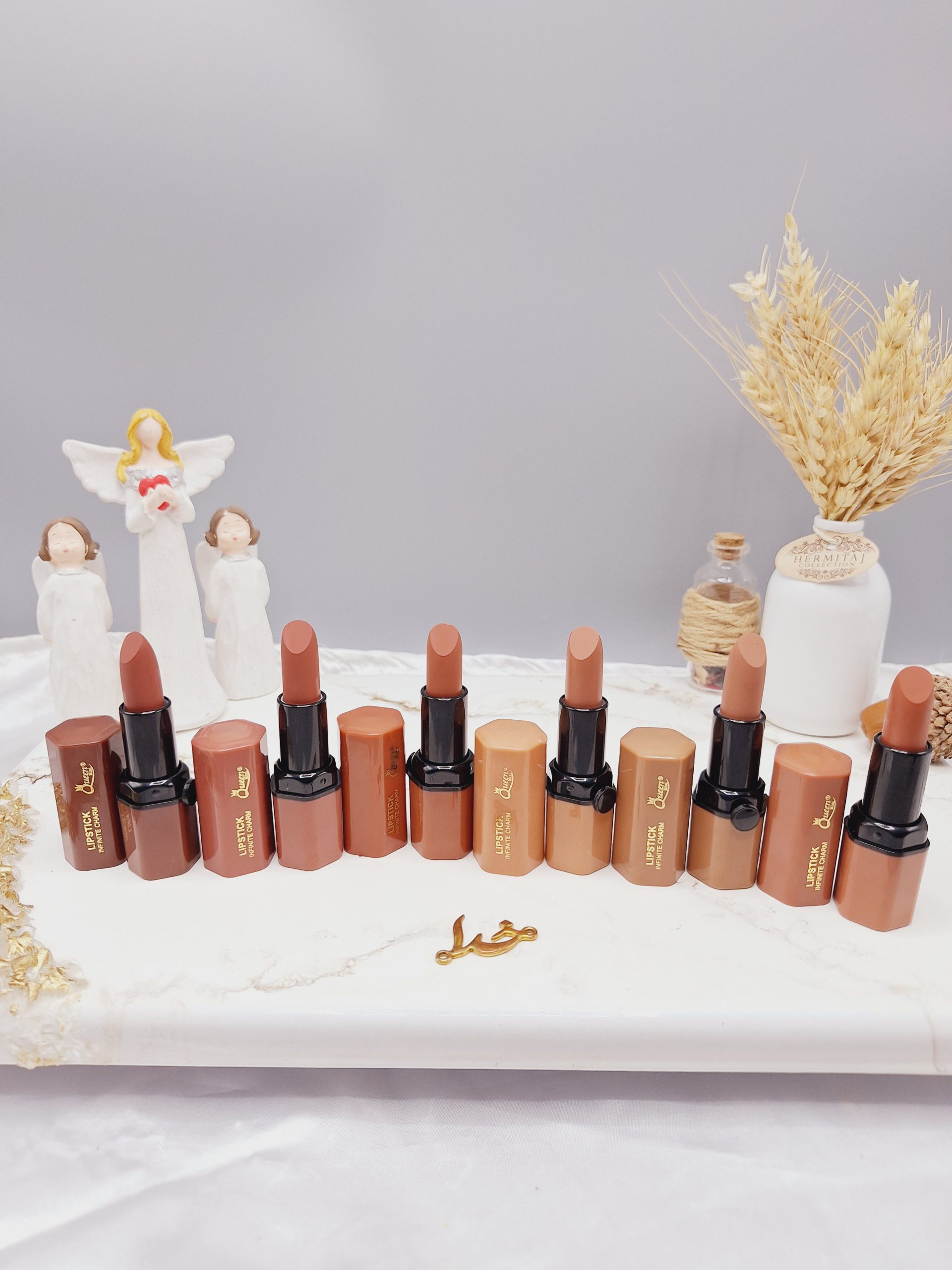 پک رژ جامد 6 تایی برند مینی کویین Mini QUEEN کد MQ6001