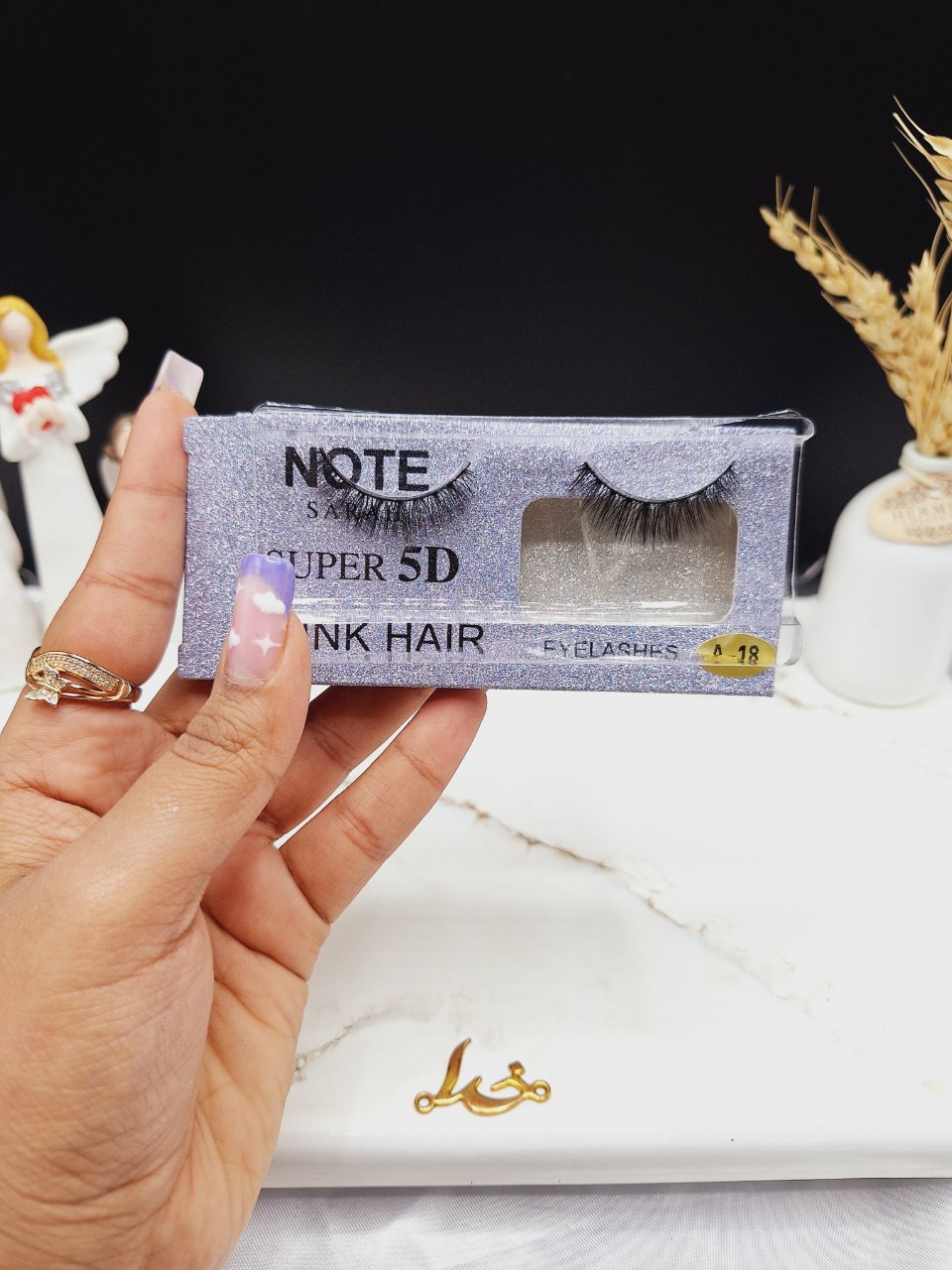 مژه مصنوعی 5 بعدی کارتن بنفش برند نوت NOTE