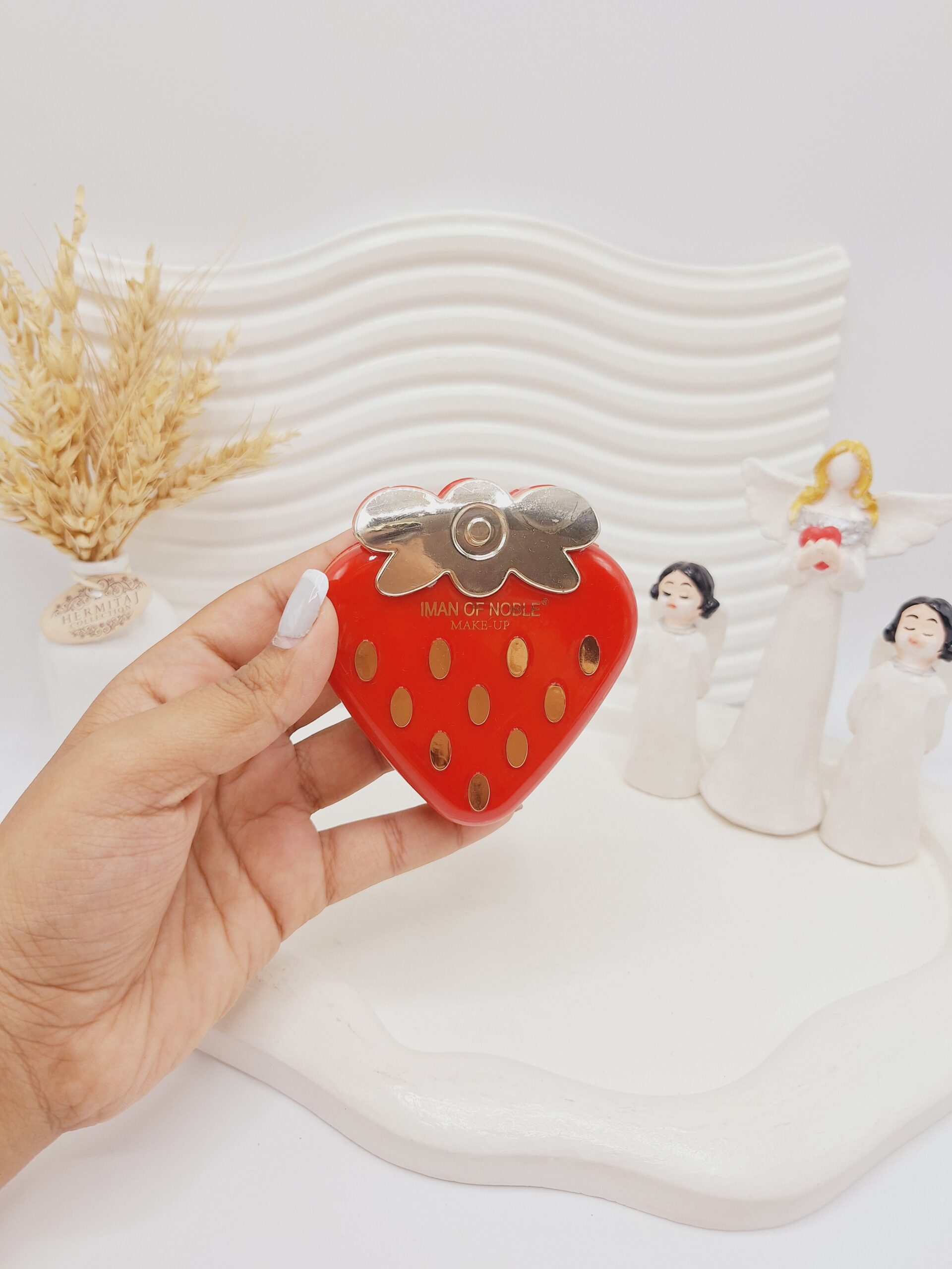 پالت سایه طبقاتی توت فرنگی فوق لاکچری IMAN OF NOBLE کد 6682