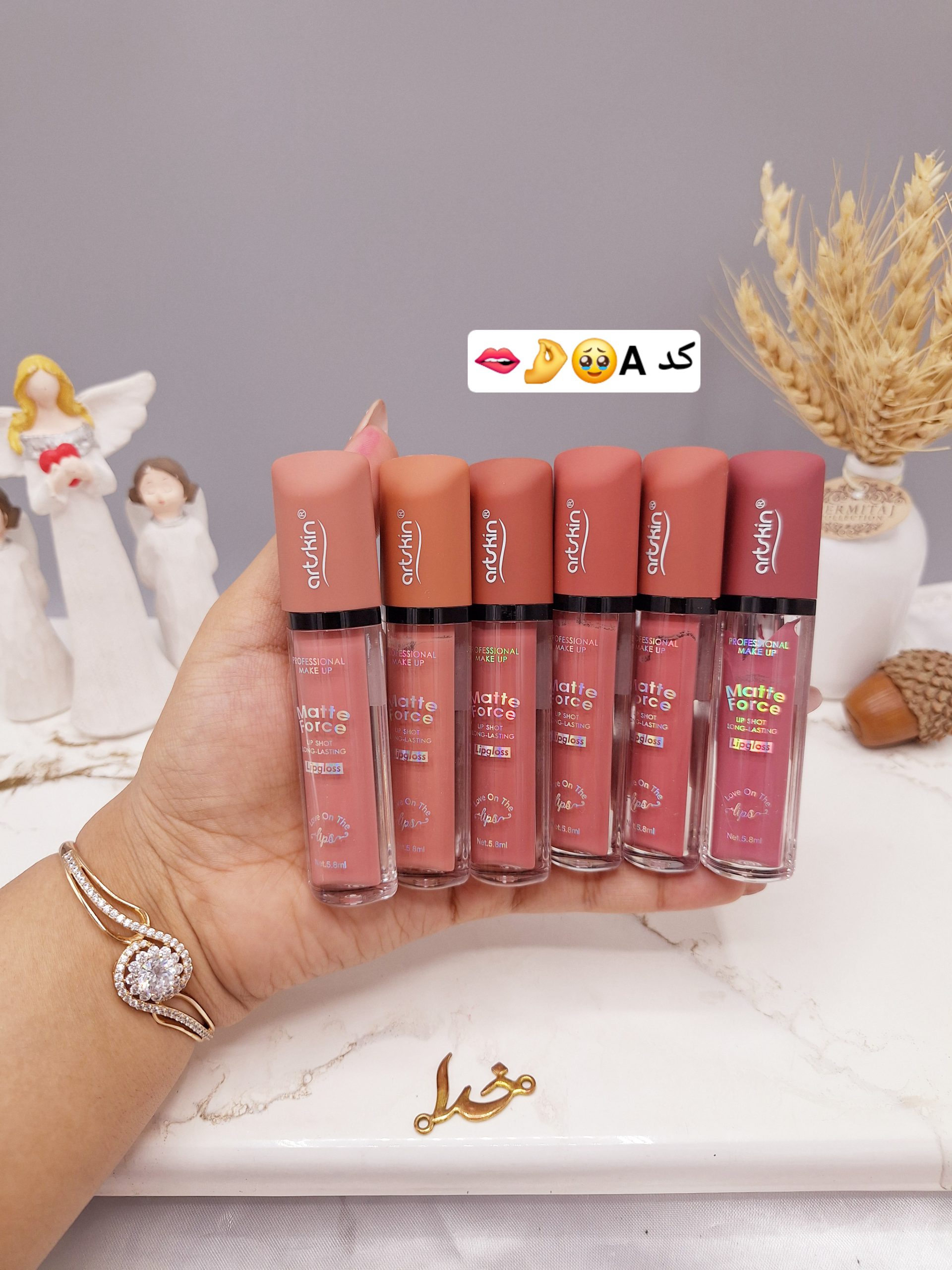 پک رژ لب مایع 6 عددی برند آرت اسکین artskin کد AS 972066_1