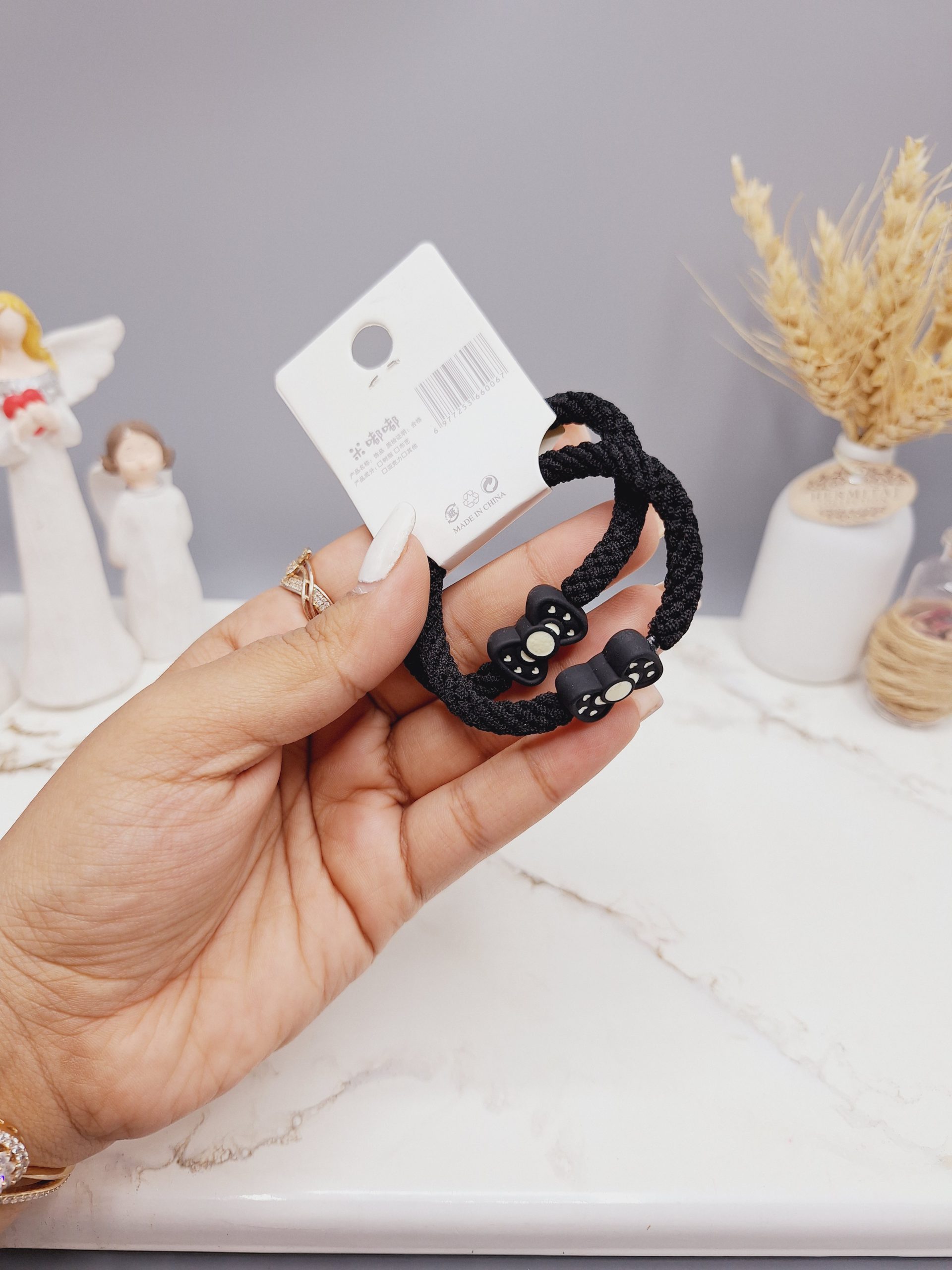 کش مو 2 تایی طرح پاپیون کد 0067 رندم