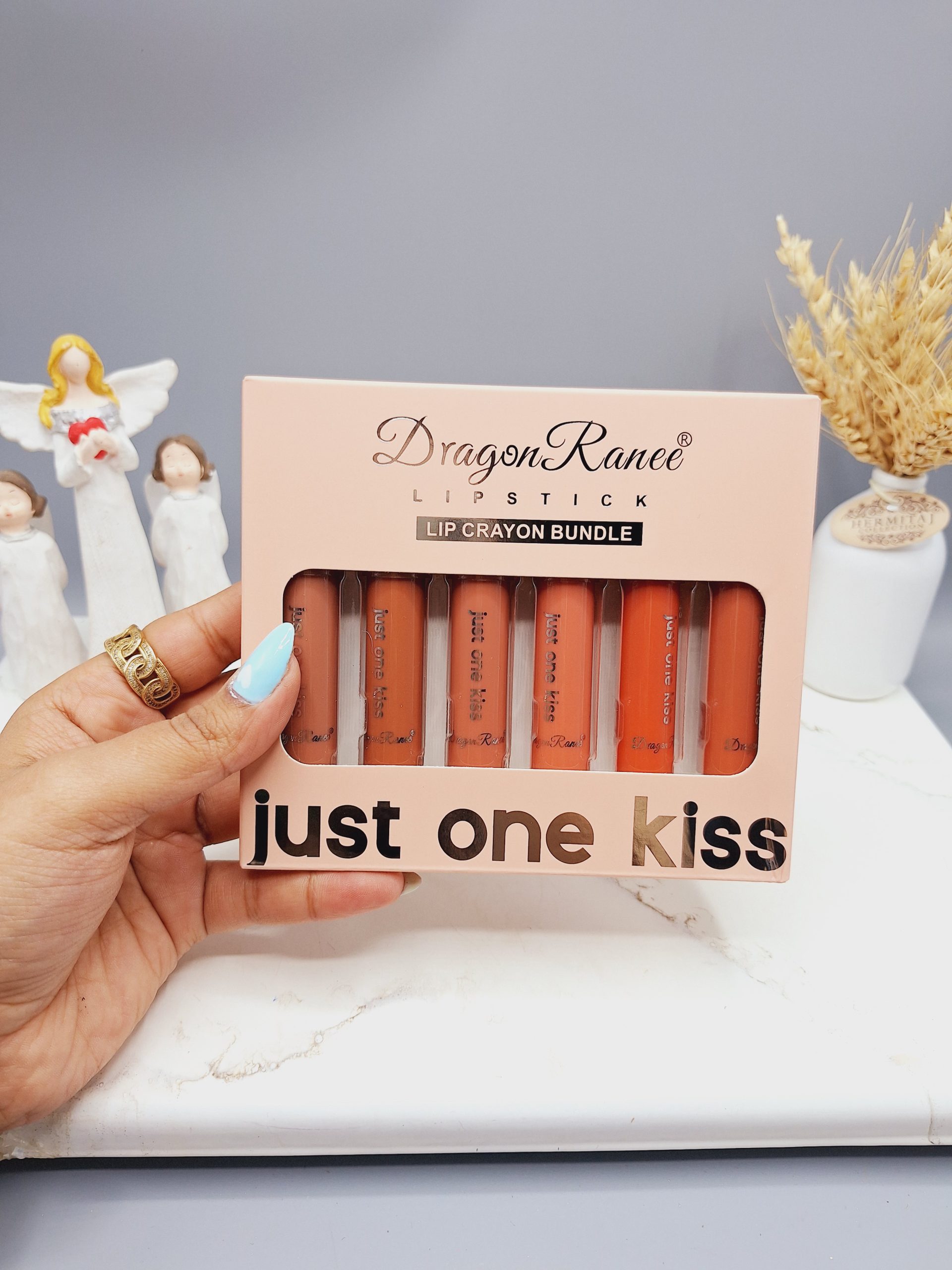 پک رژ مایع نود 6 تایی برند Dragon Ranee کیفیت بالا کد 5691