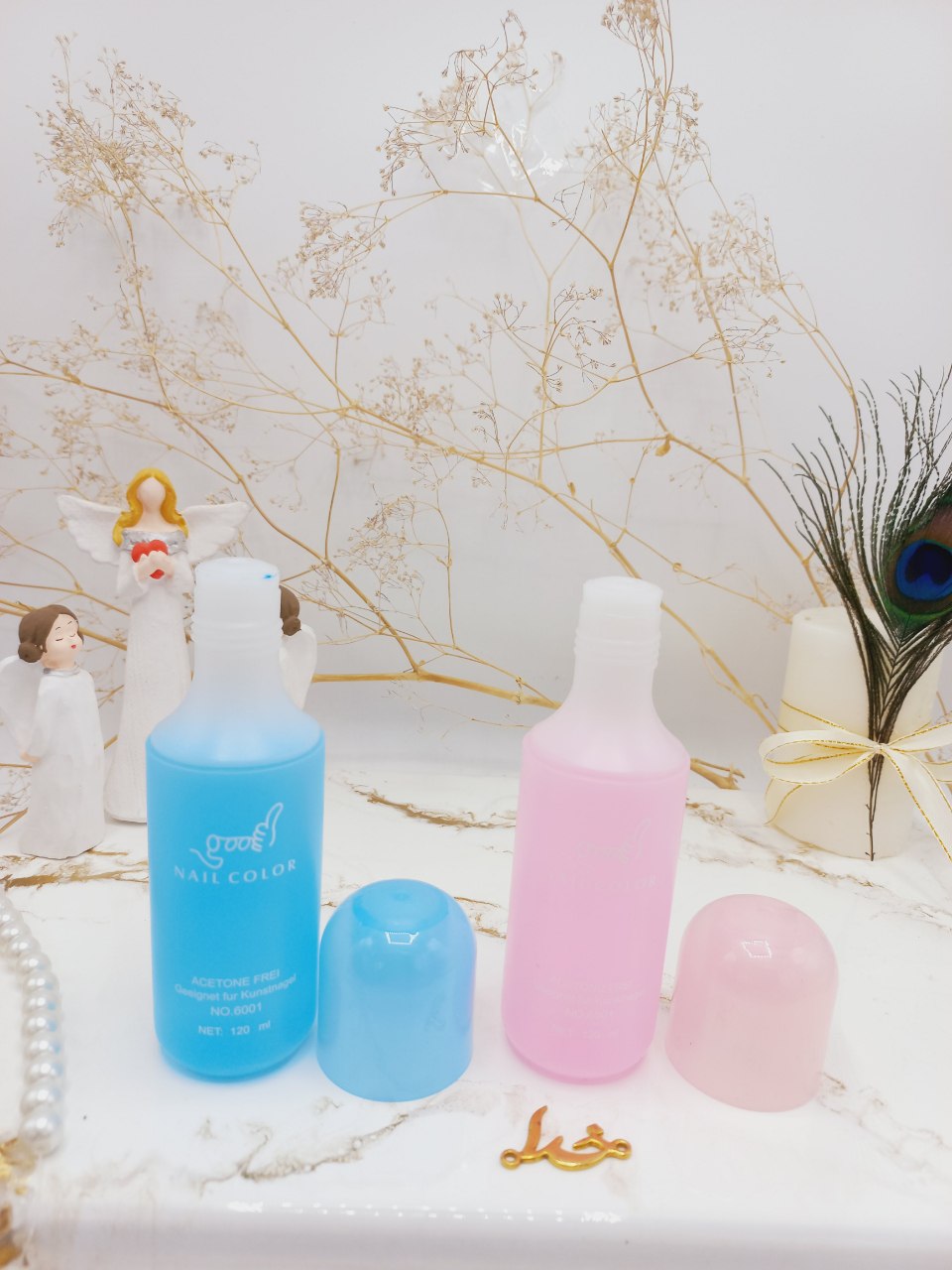 استون مایع استوانه ای NAIL COLOR 120 میل کد 6001