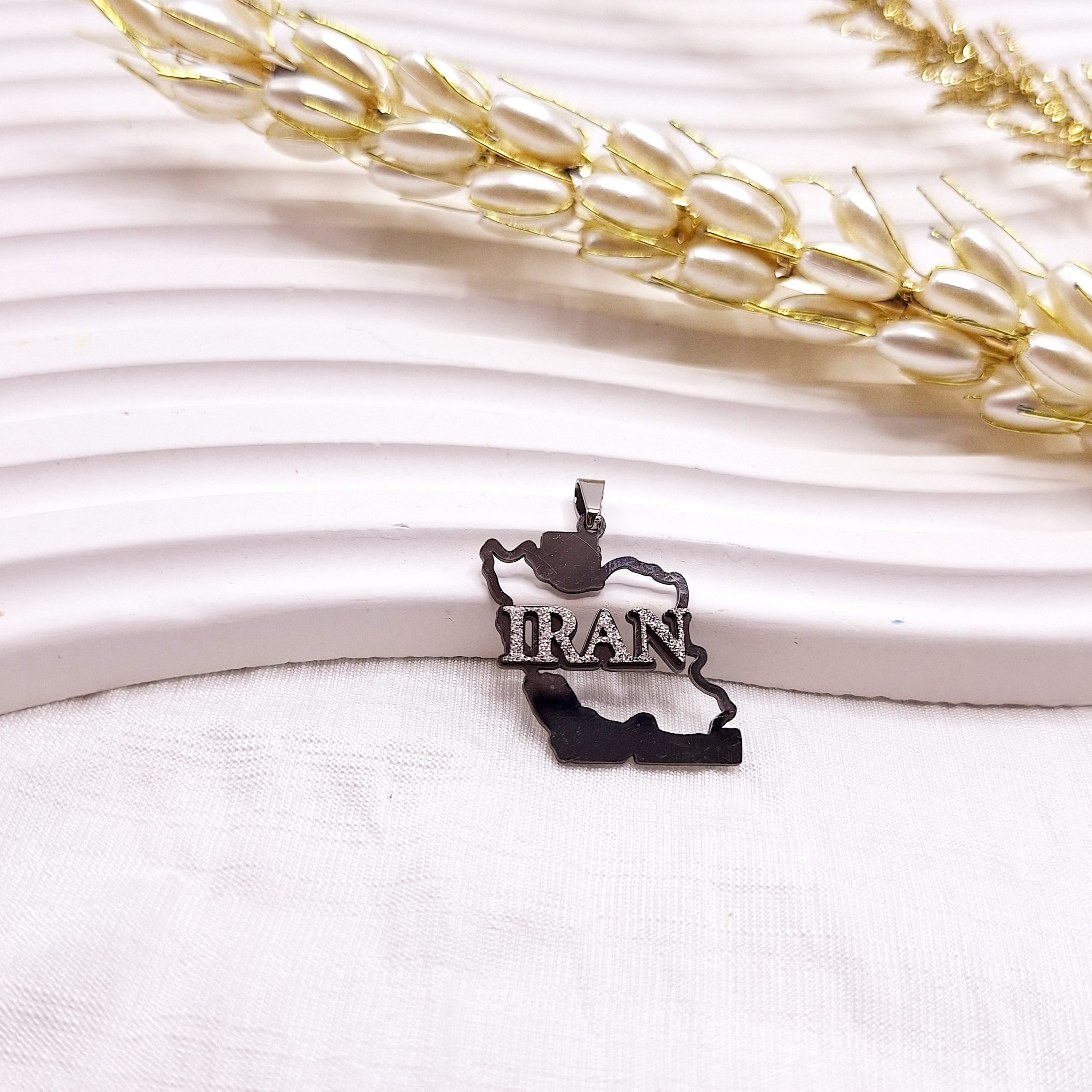 پلاک ایران استیل رنگ ثابت