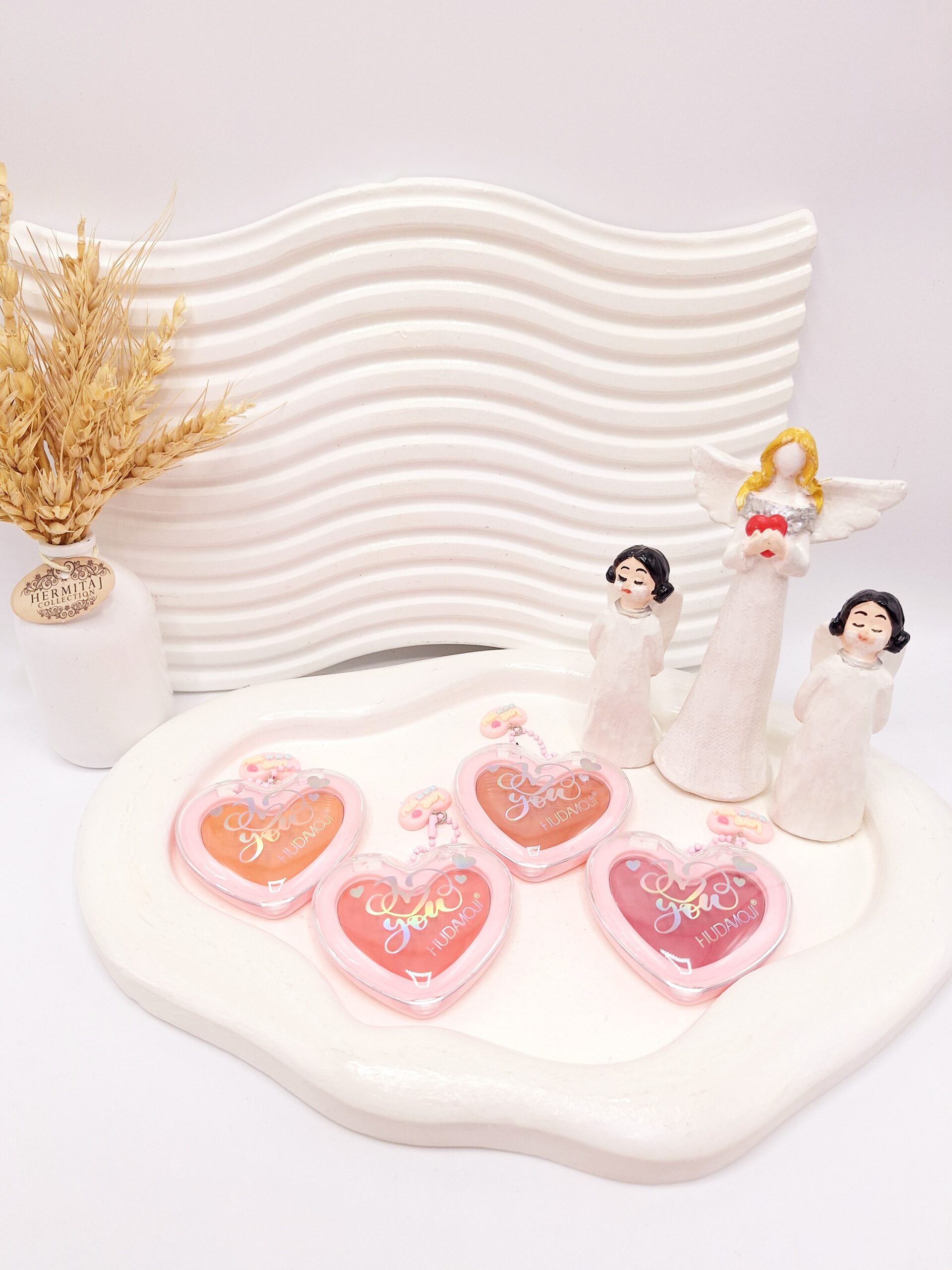 پالت رژ گونه قلبی هدا موجی کد 152