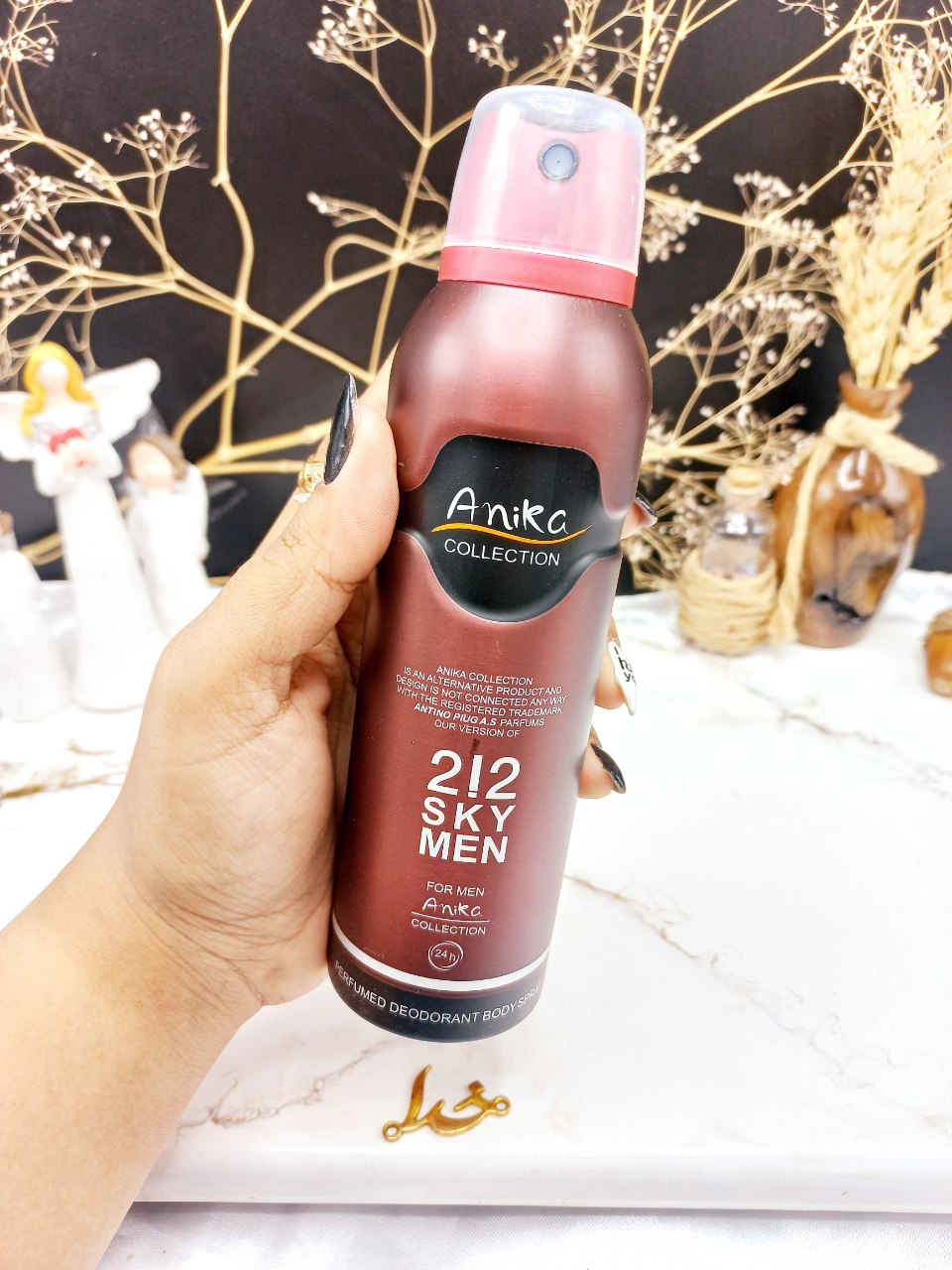 اسپری خوشبو کننده بدن مردانه Sky 212 برند آنیکا Anika کد 1347