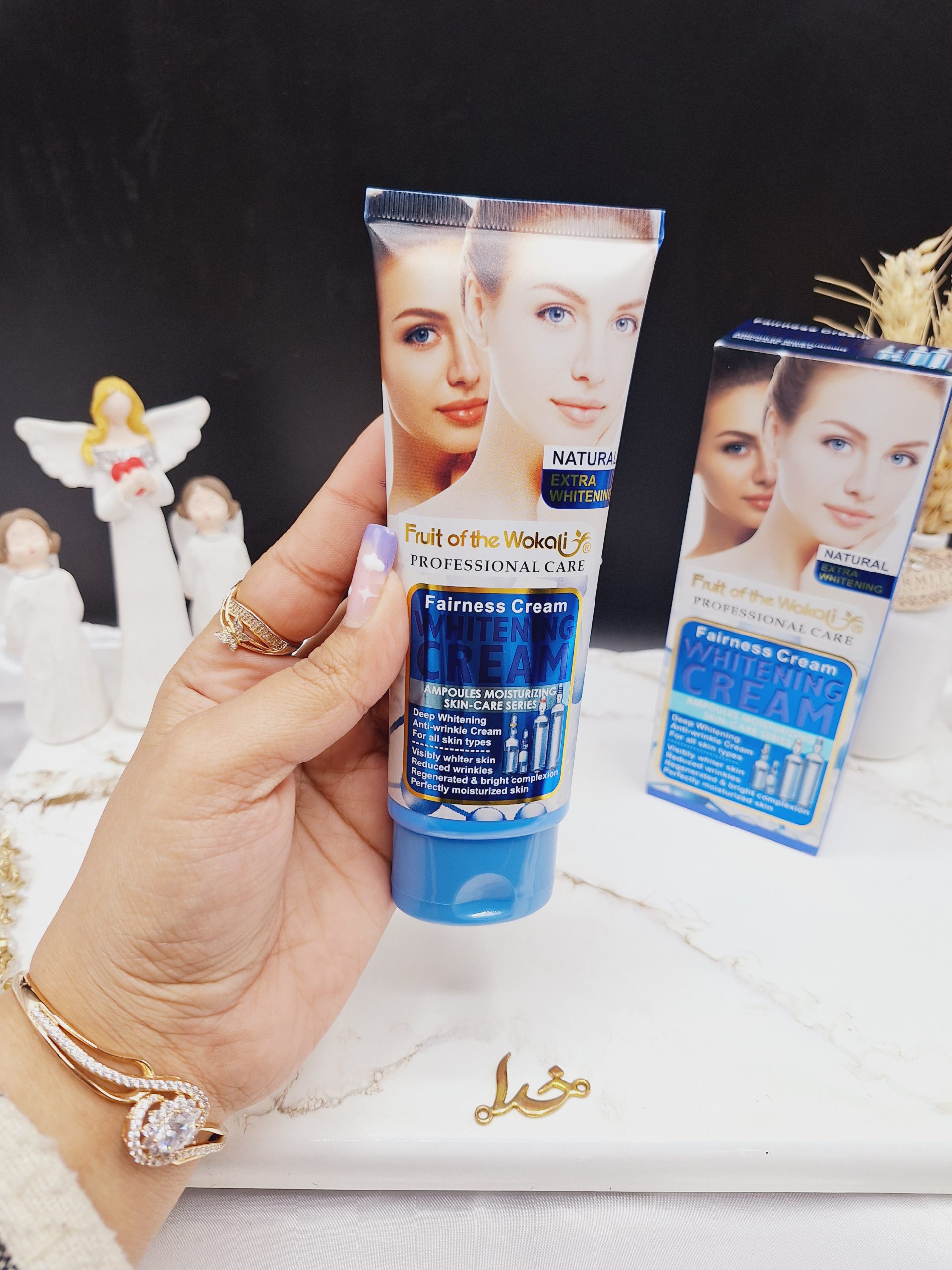 کرم سفید کننده و ضد چین و چروک عمقی آمپولی هیالورونیک اسید وکالی Wokali کد WKL529