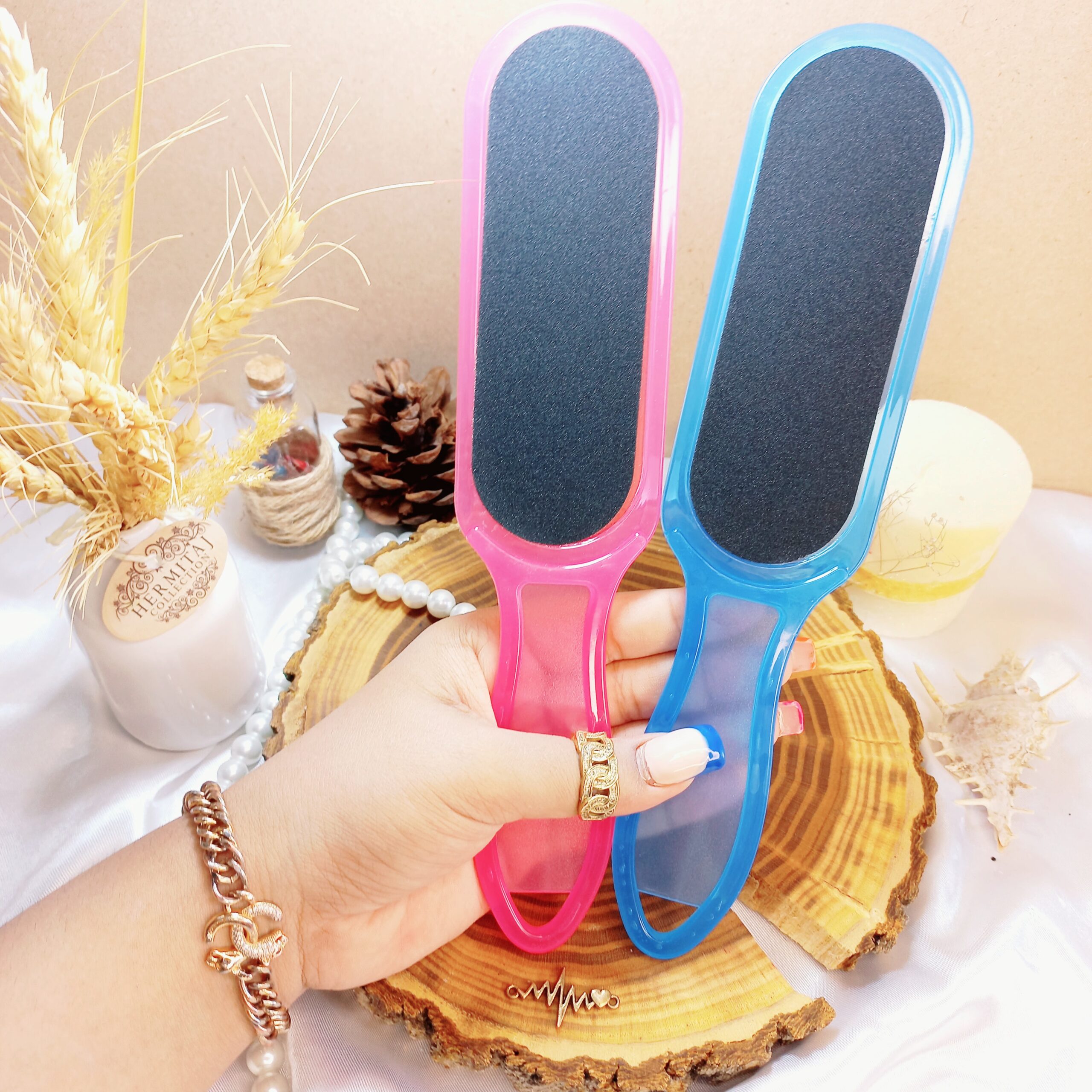 سوهان پاشنه پا طرح رنگارنگ