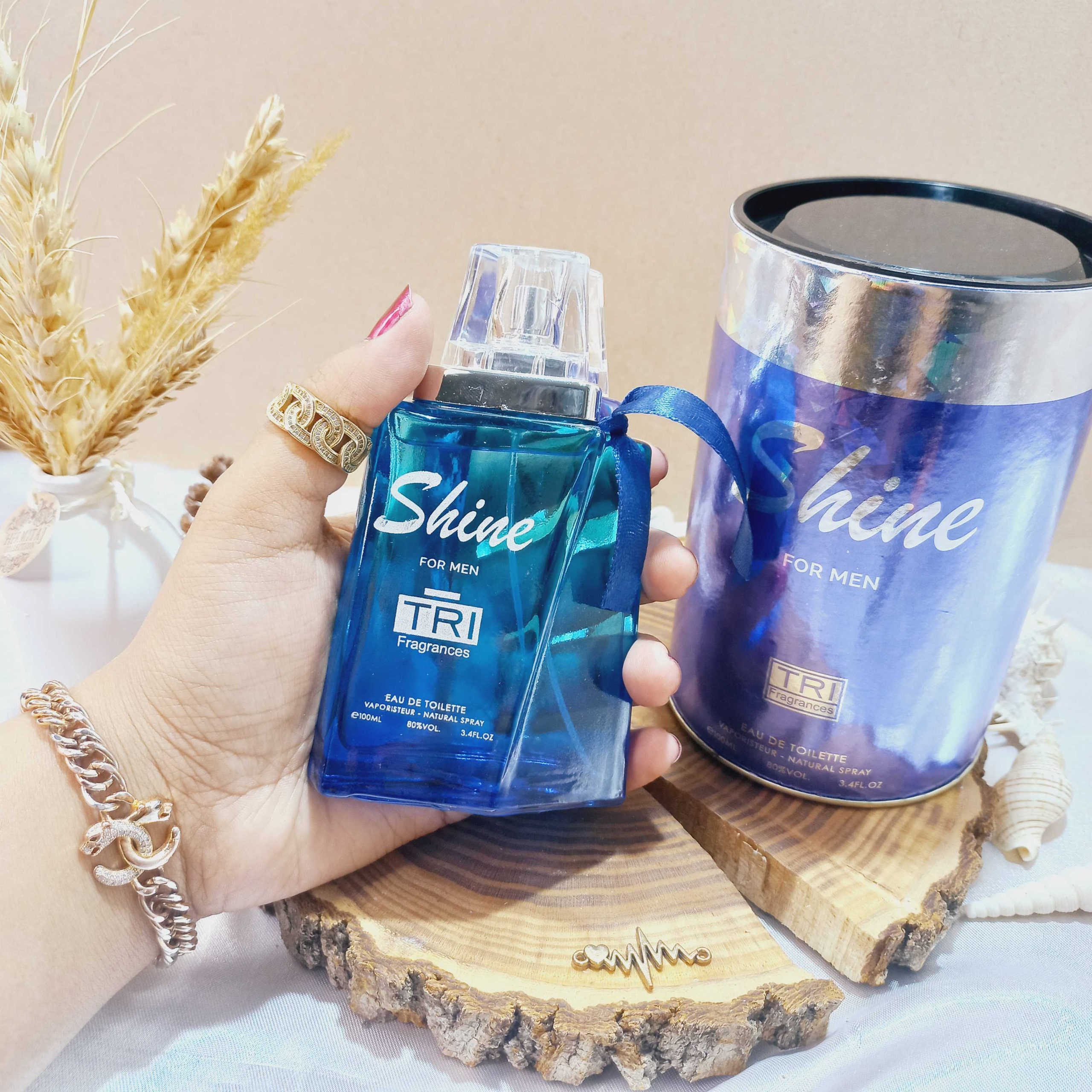 ادکلن مردانه شاین Shine For Men حجم 100 میلی لیتر اورجینال اماراتی