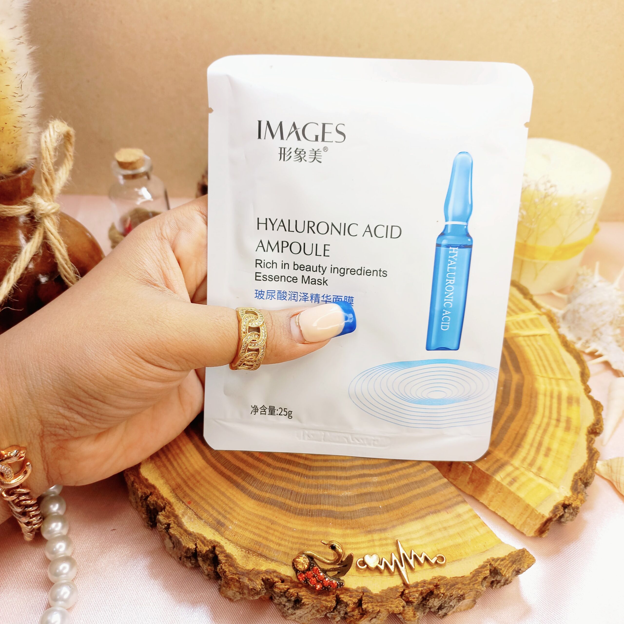 ماسک ورقه ای آمپول هیالورونیک اسید ایمیجز IMAGES کد xxm23631 | پخش عمده