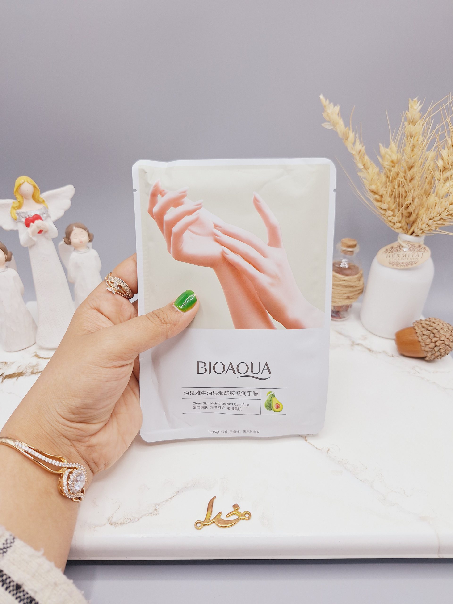 ماسک دست آووکادو بیوآکوا BIOAQUA کد BQY65938