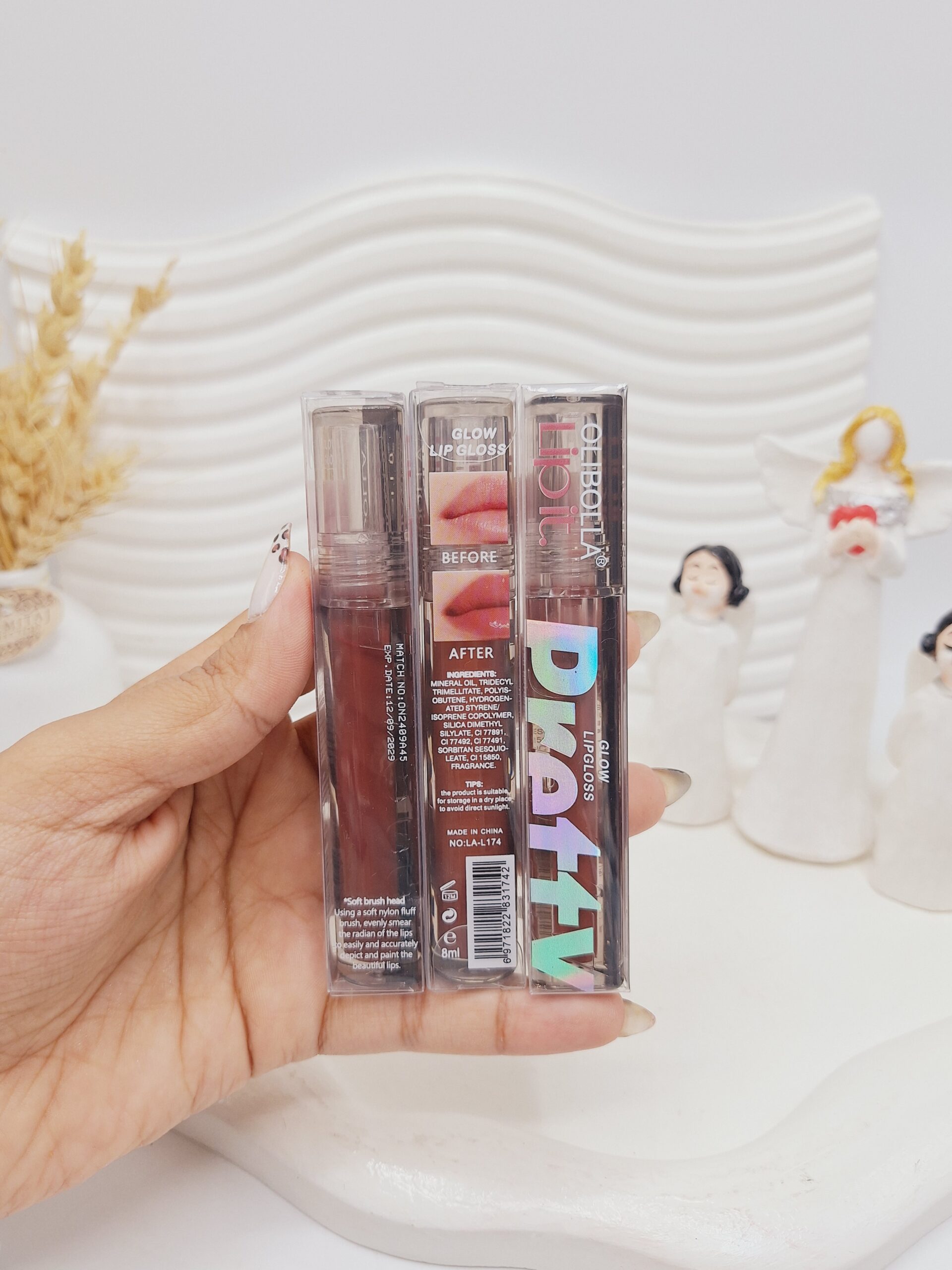 لیپ گلاس خیس برند oLibolla کد 174