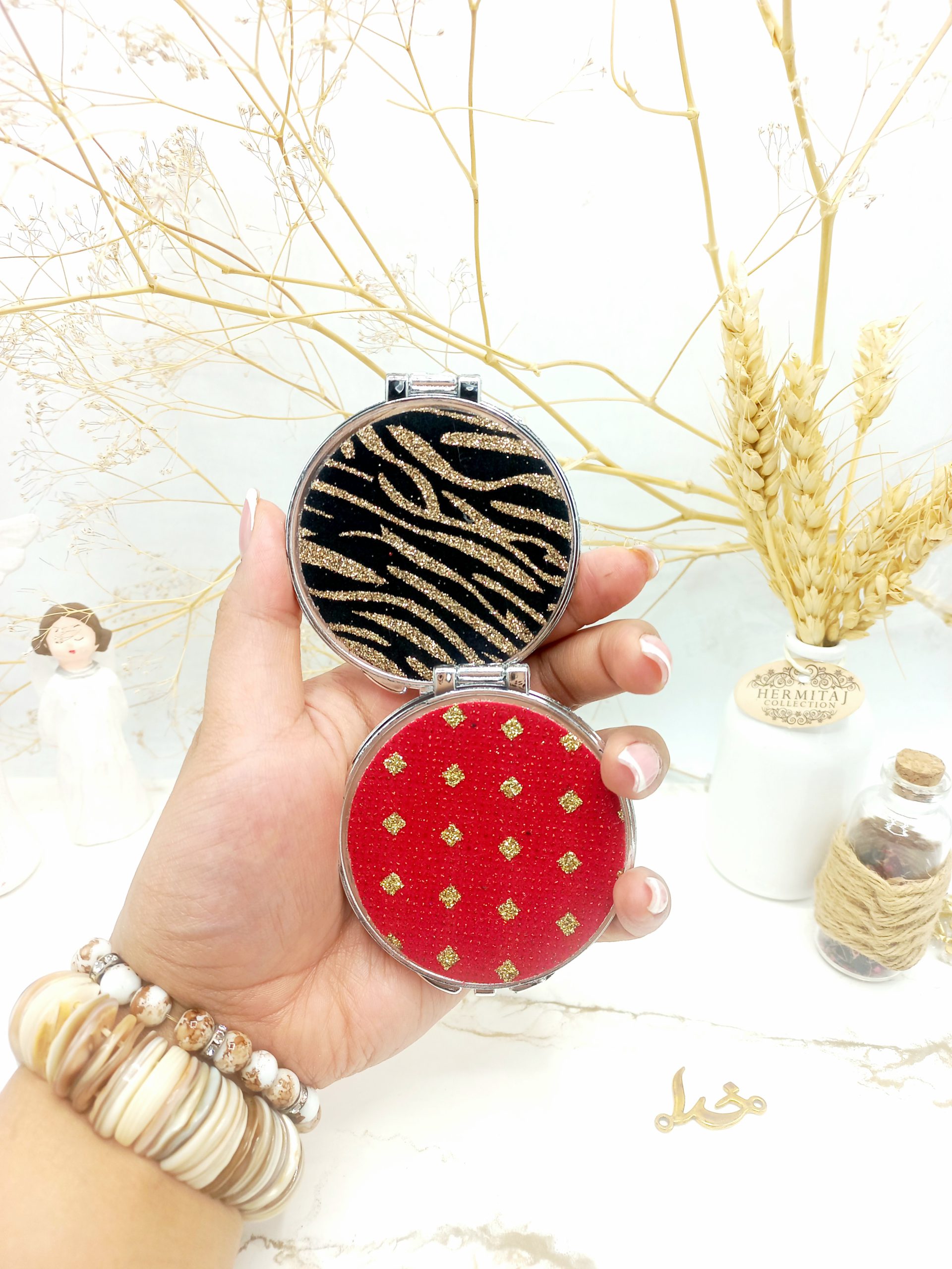 آینه فانتزی طرح گرد